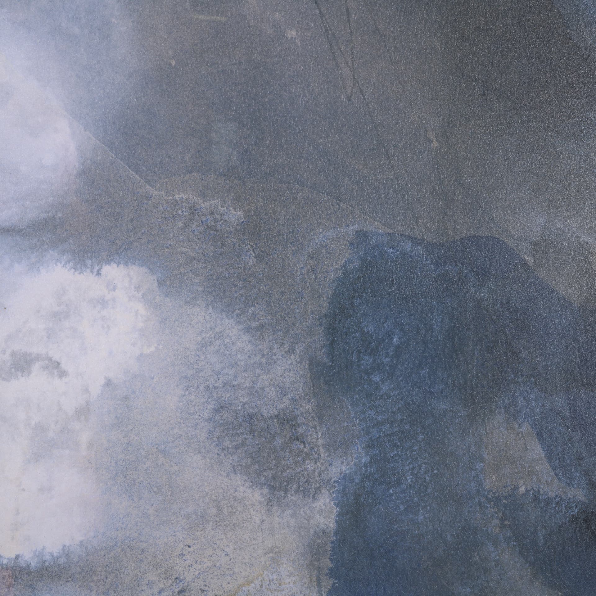 Turbulent Skies Abstract by Mercana Studio a Hand Embellished Framed Print under Glass — product photograph