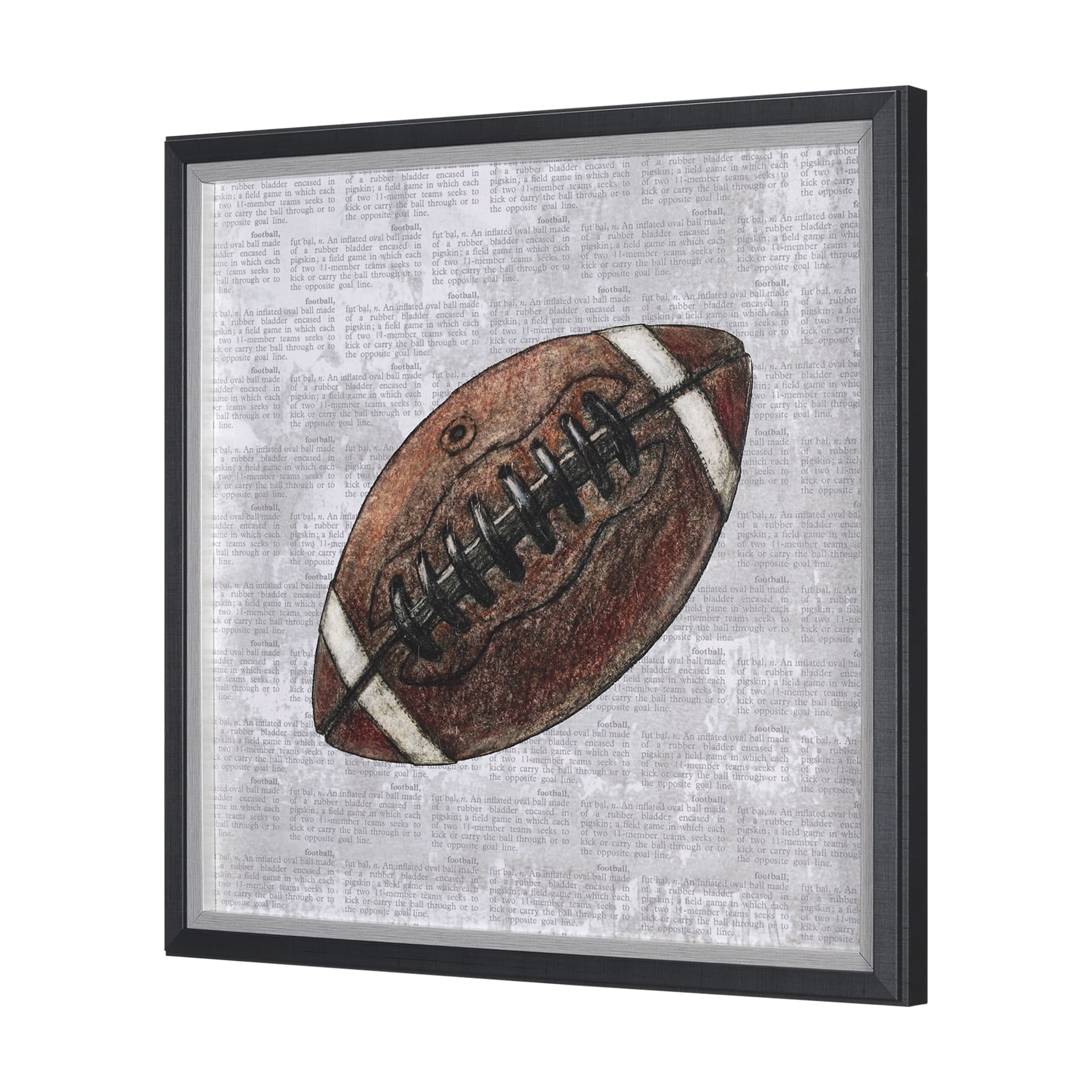 Definition of Sport III by Mercana Studio a Hand Embellished Textured Framed Art Print — product photograph