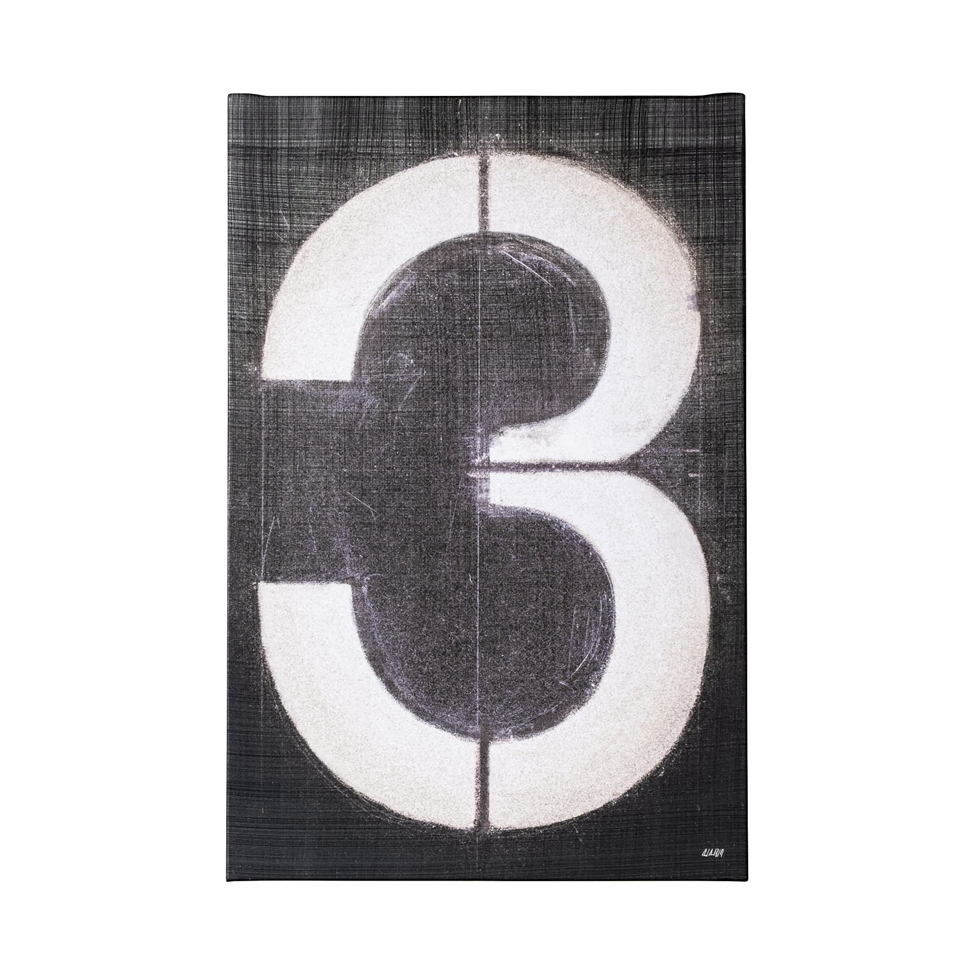 Value Collector 3 by Alarm a Hand Embellished Textured Canvas — product photograph