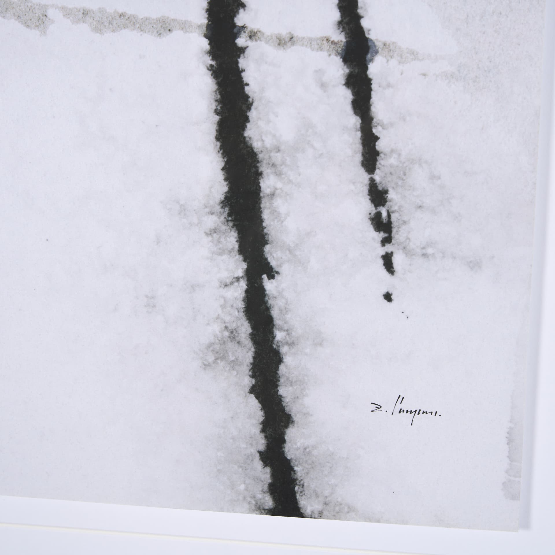 Clouding Mirror I by Panpan Zhang a Framed Art Print Matted under Glass — product photograph