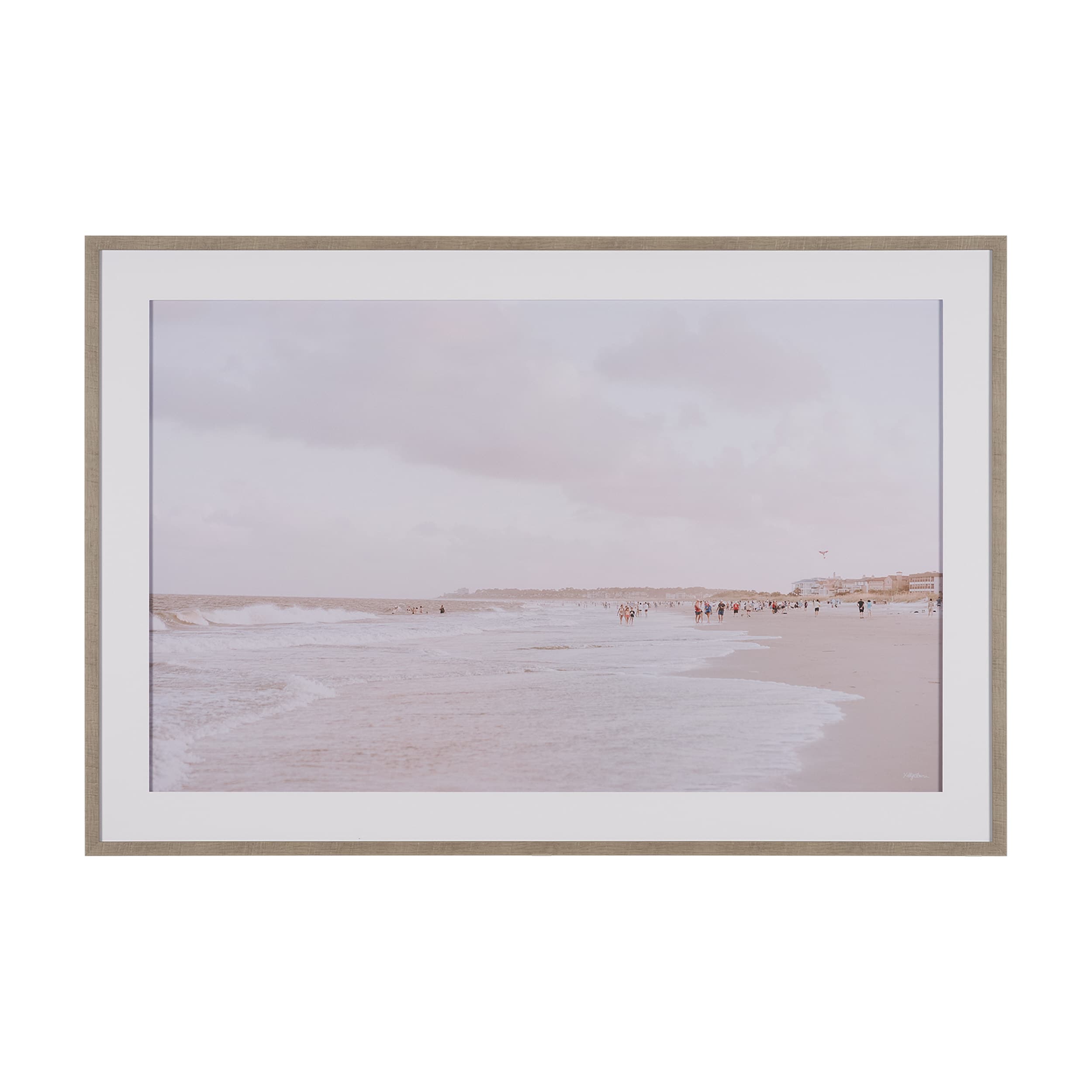 Low Country Coastline by Kelly Frere Framed Art Print Matted under Glass — product photograph