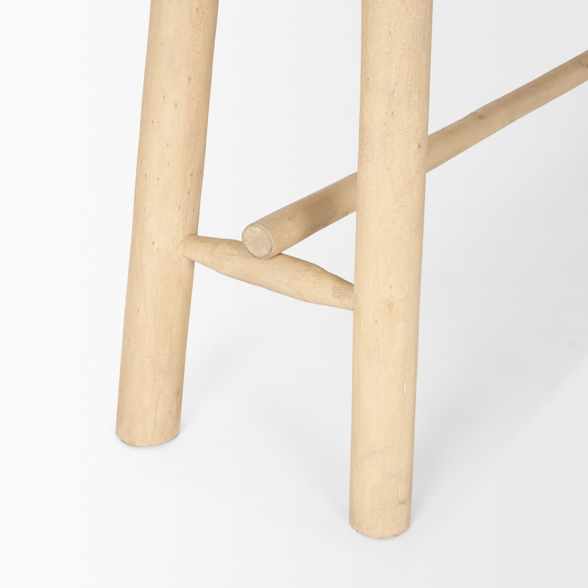 Sekou Light Brown Wooden Craftsman Console Table — product photograph