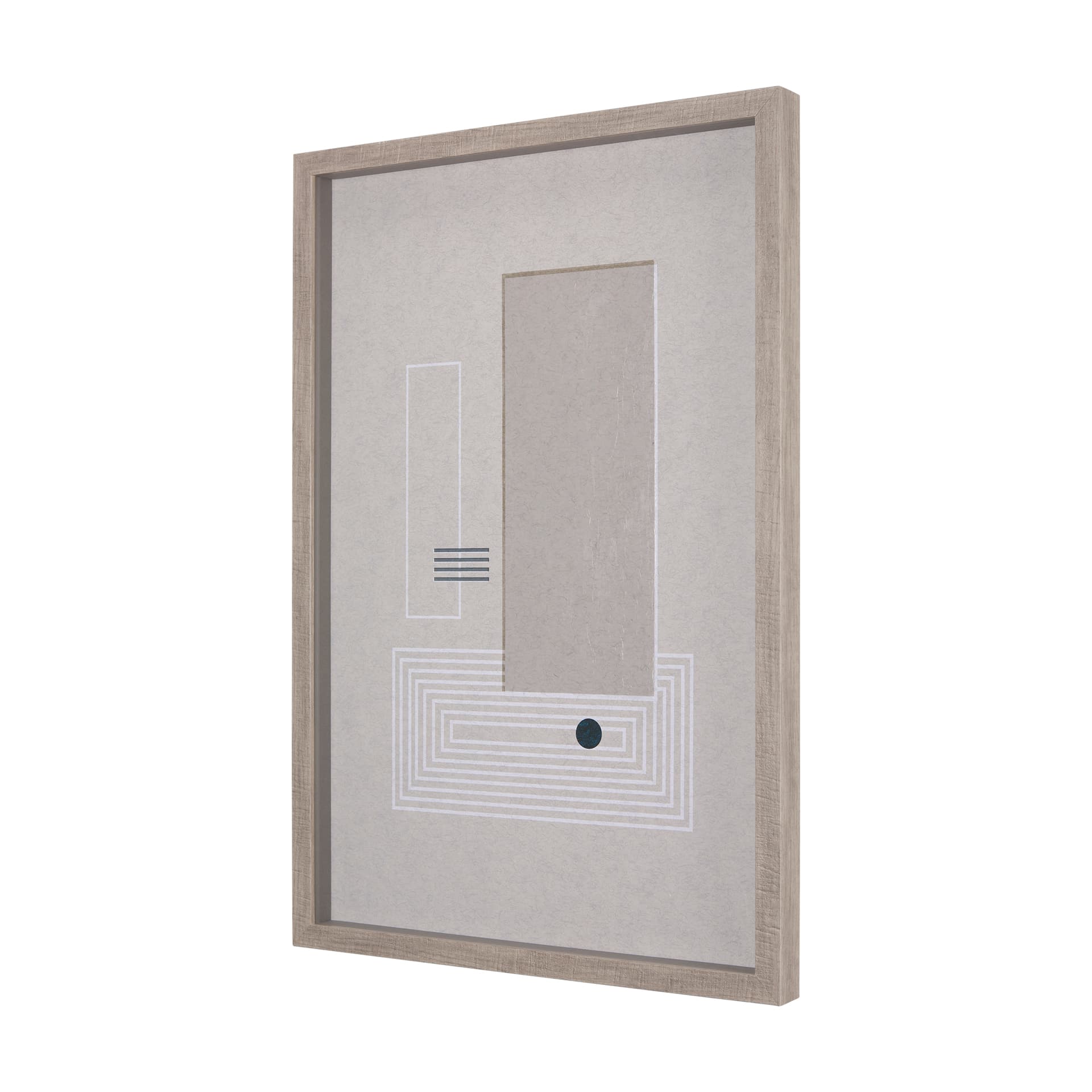 Balance VI by Mercana Studio a Hand Embellished Textured Framed Art Print Matted under Glass — product photograph