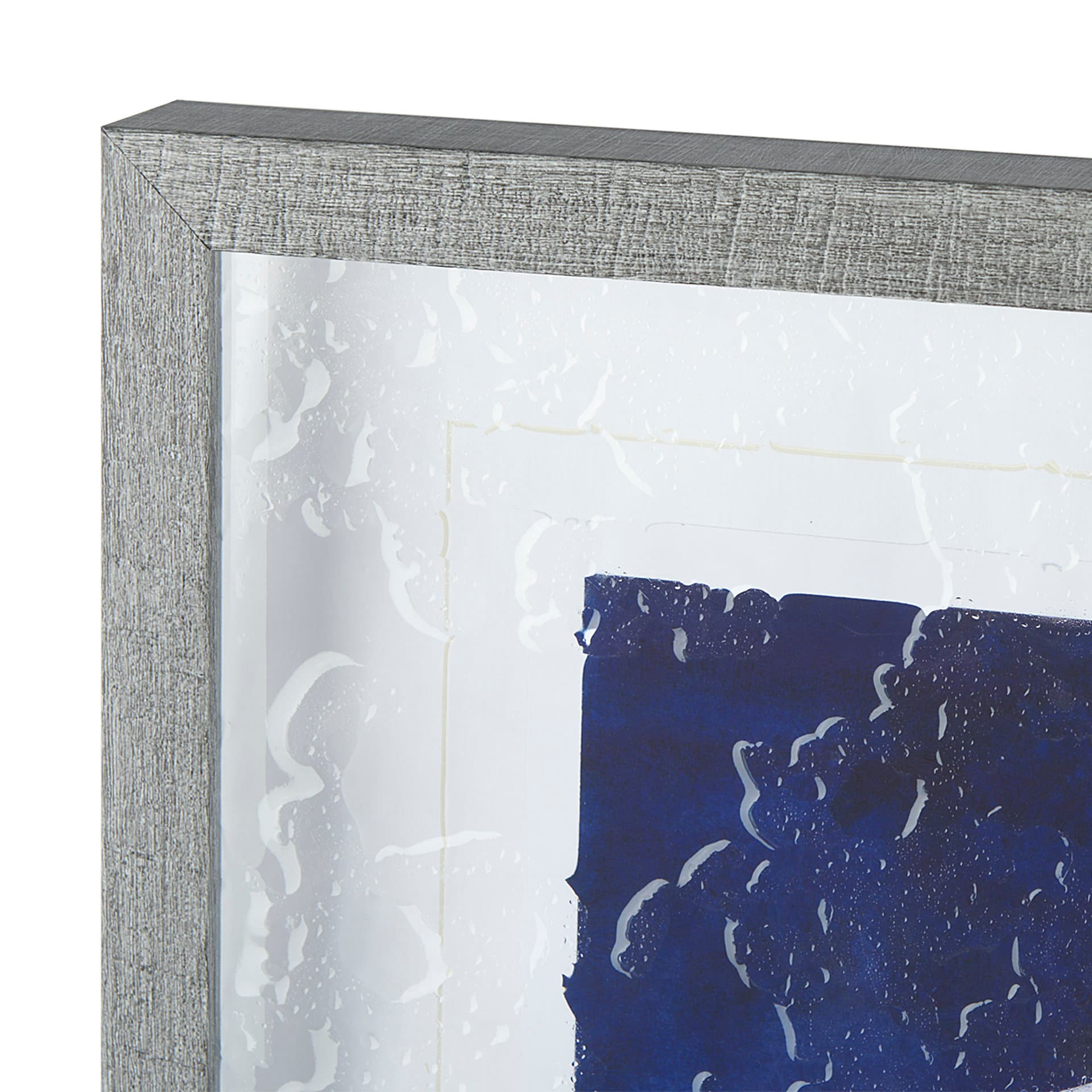 Sea Turtle Shadow I by Grace Popp a Hand Embellished Textured Framed Art Print Matted under Glass — product photograph