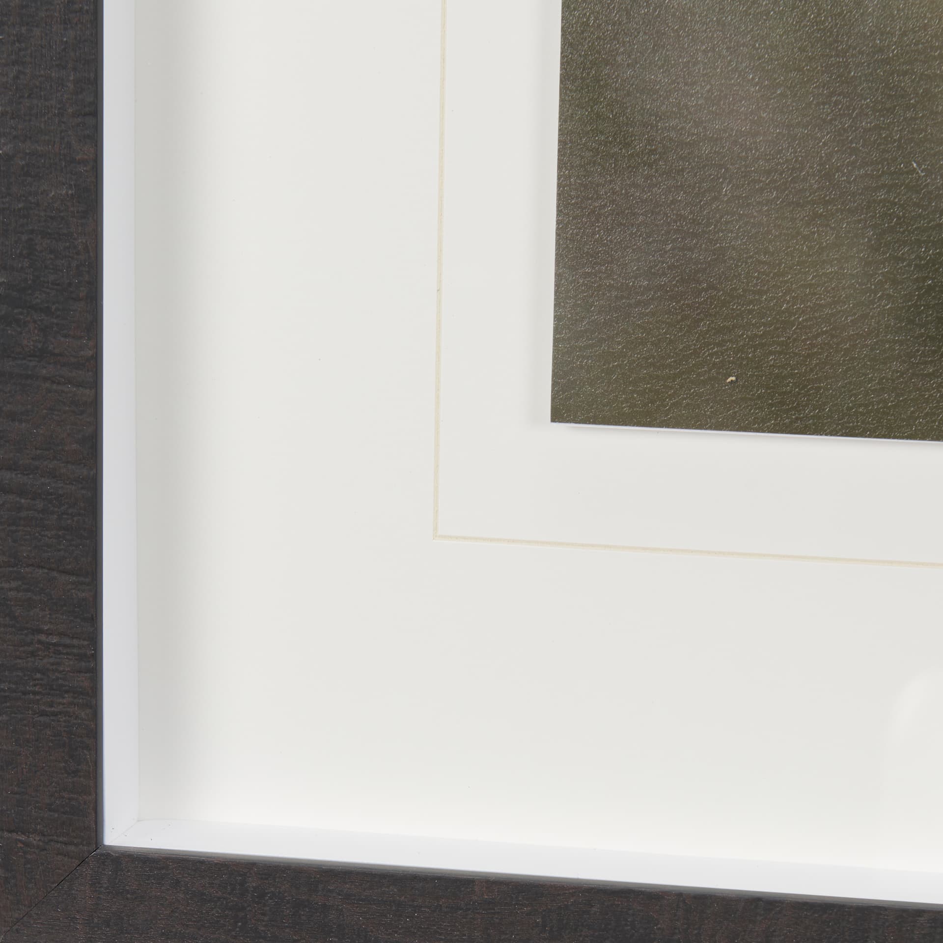 Forest Owl by Chad Mackay a Hand Embellished Textured Framed Photo Art Print Matted under Glass — product photograph