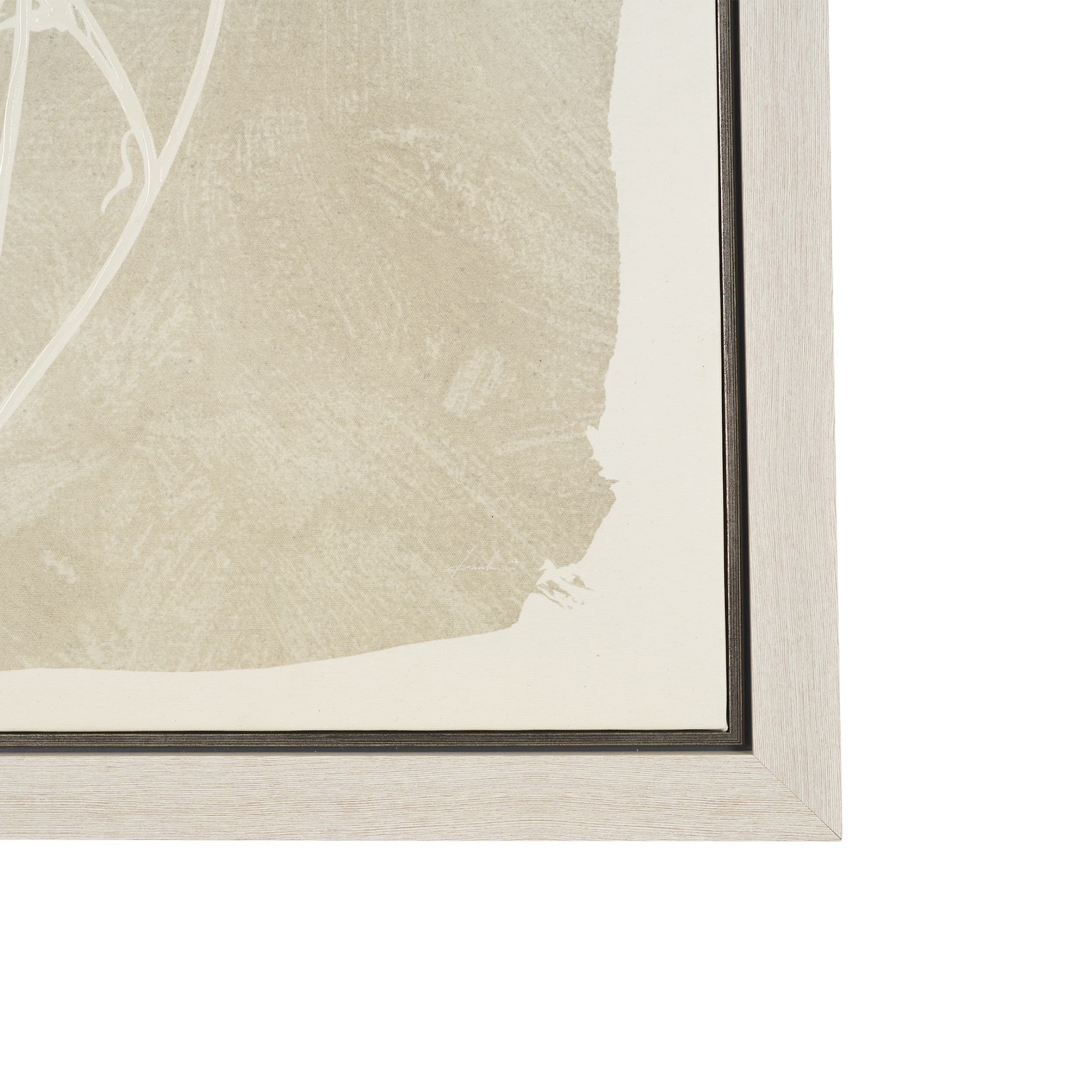Field Study I: Growth by Mercana Studio Hand-Embellished Textured Framed Canvas Artwork — product photograph