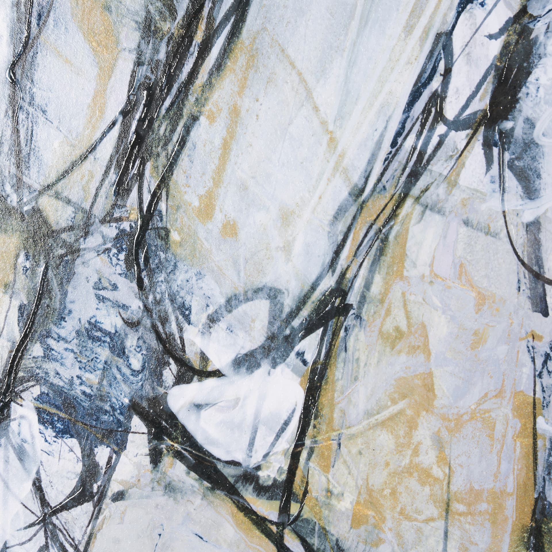 Morning Light I by Mercana Studio a Hand Embellished Framed Art Print Matted under Glass — product photograph