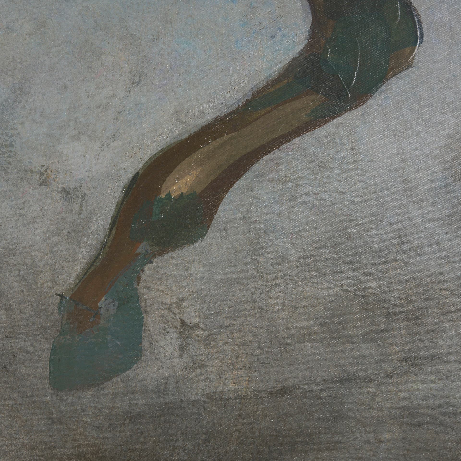 Mosaic Horse I by Mercana Studio a Hand Embellished Textured Framed Canvas — product photograph