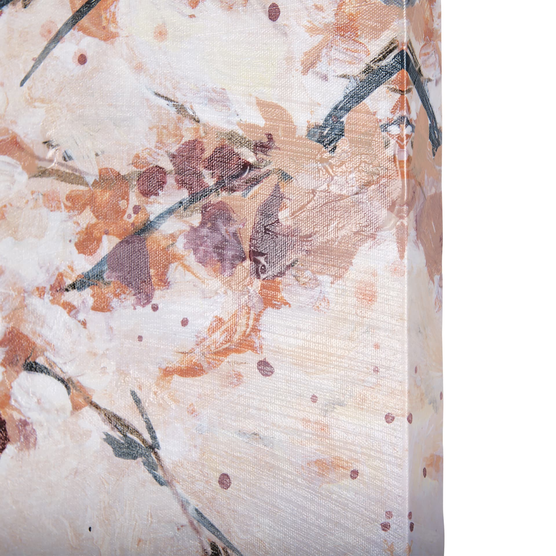 City sunset(L) by Mercana Studio a Hand Embellished Textured Canvas — product photograph