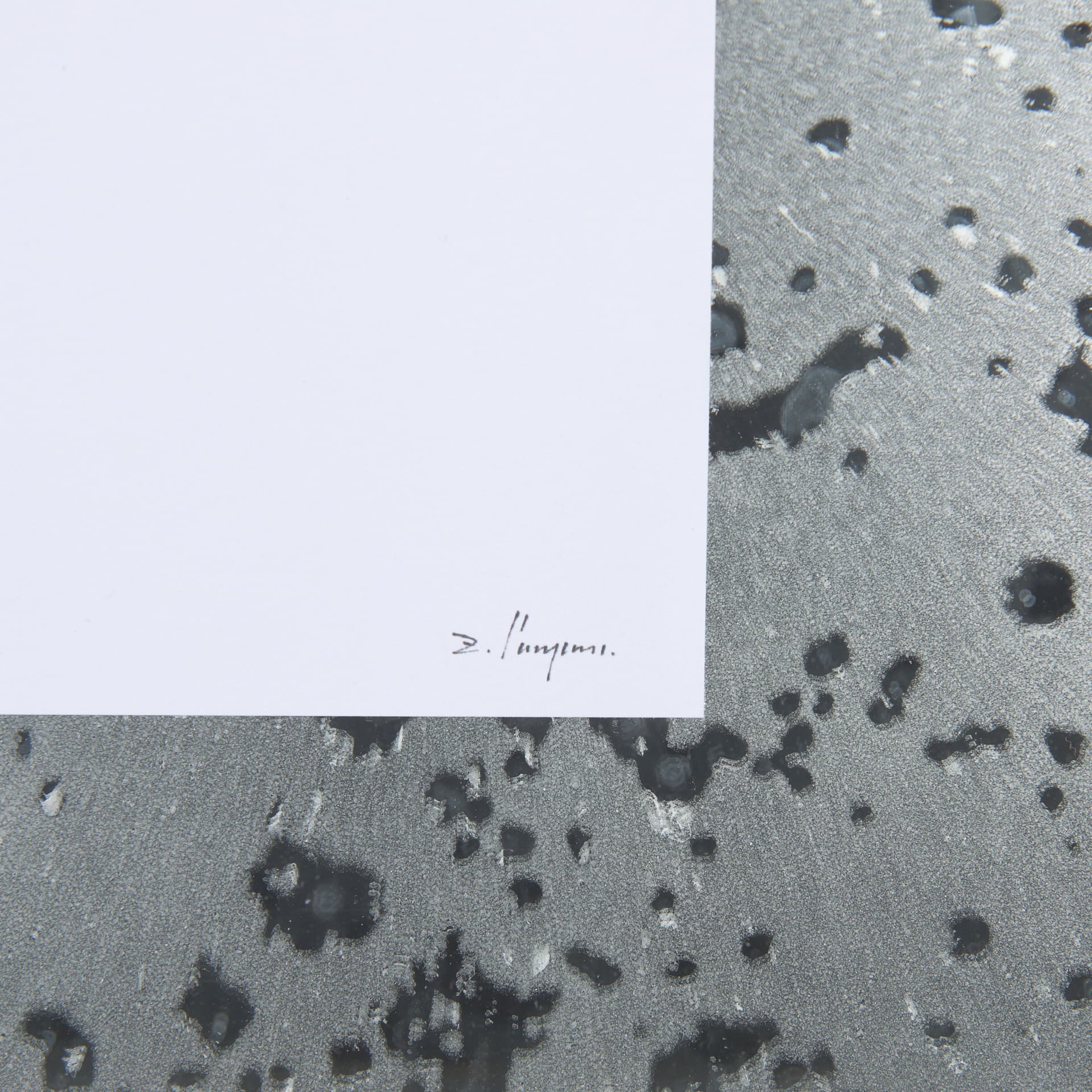 Eastern Blue IV by Mercana Studio a Hand Embellished Textured Framed Art Print Matted under Glass — product photograph