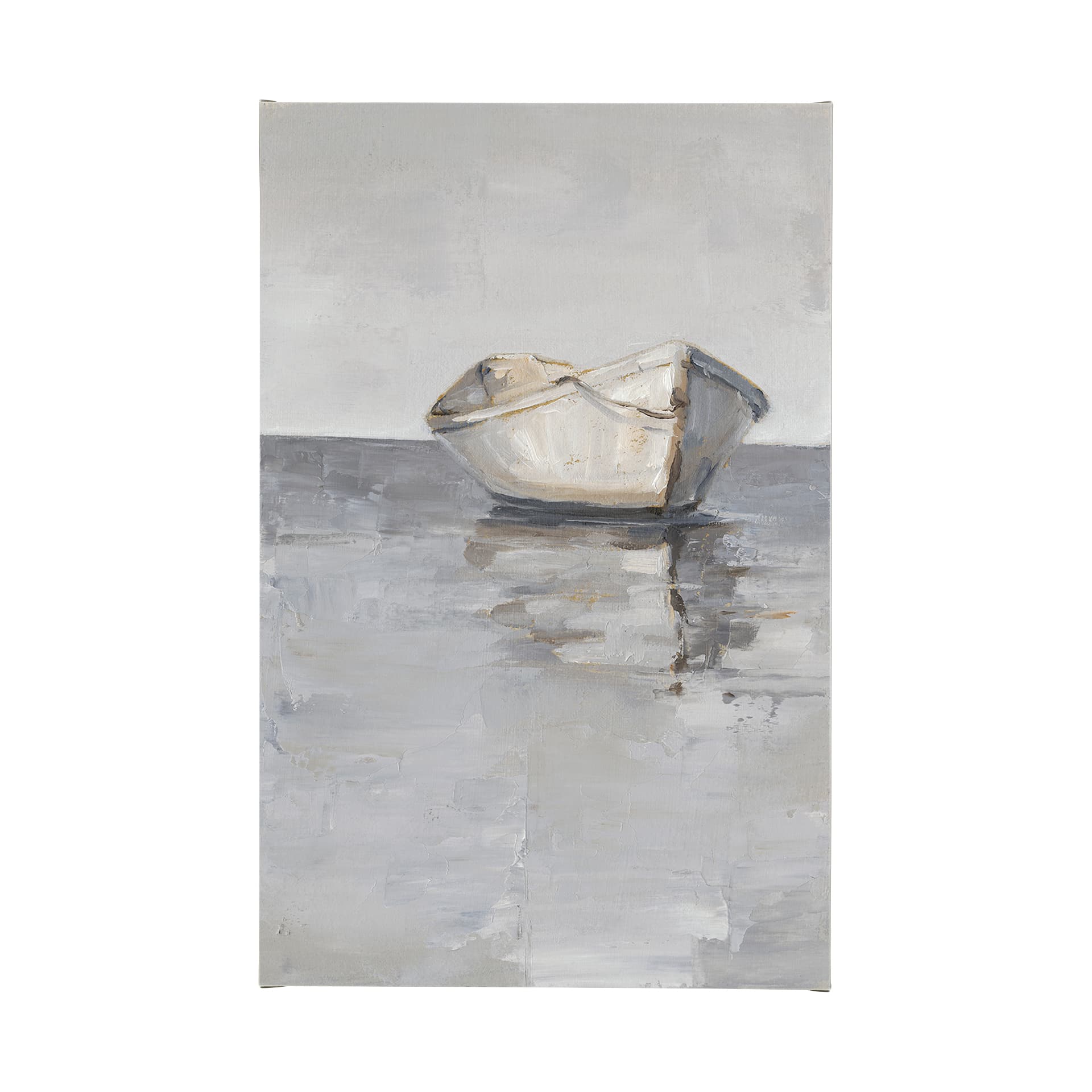 Boat on the Horizon I by Ethan Harper a Hand Embellished Textured Canvas — product photograph