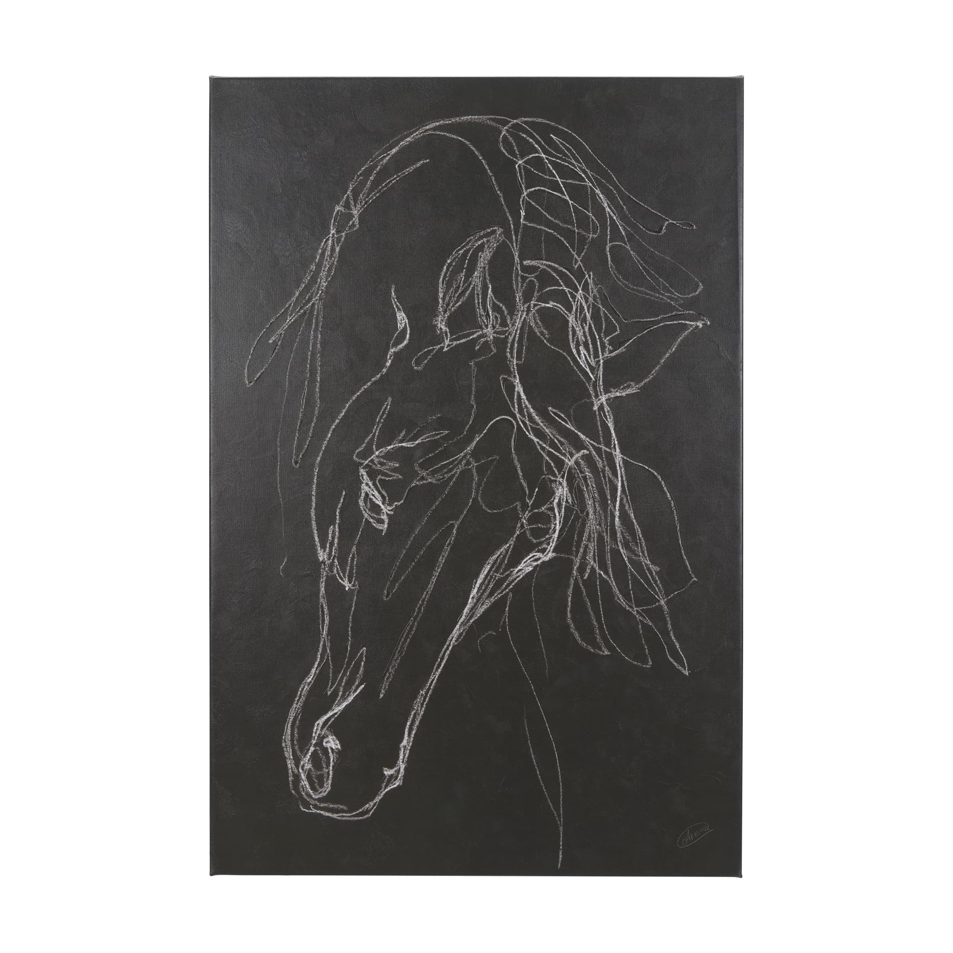Andalusian Dark I by Mercana Studio a Hand Embellished Textured Canvas — product photograph