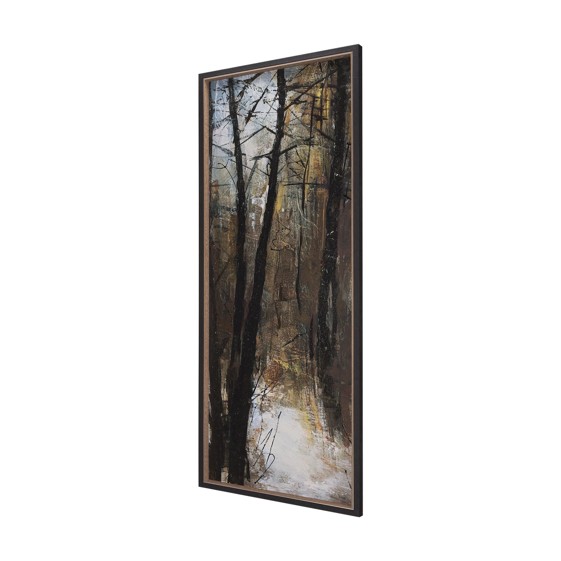 Forest View V by Mercana Studio a Hand Embellished Textured Framed Art Print — product photograph