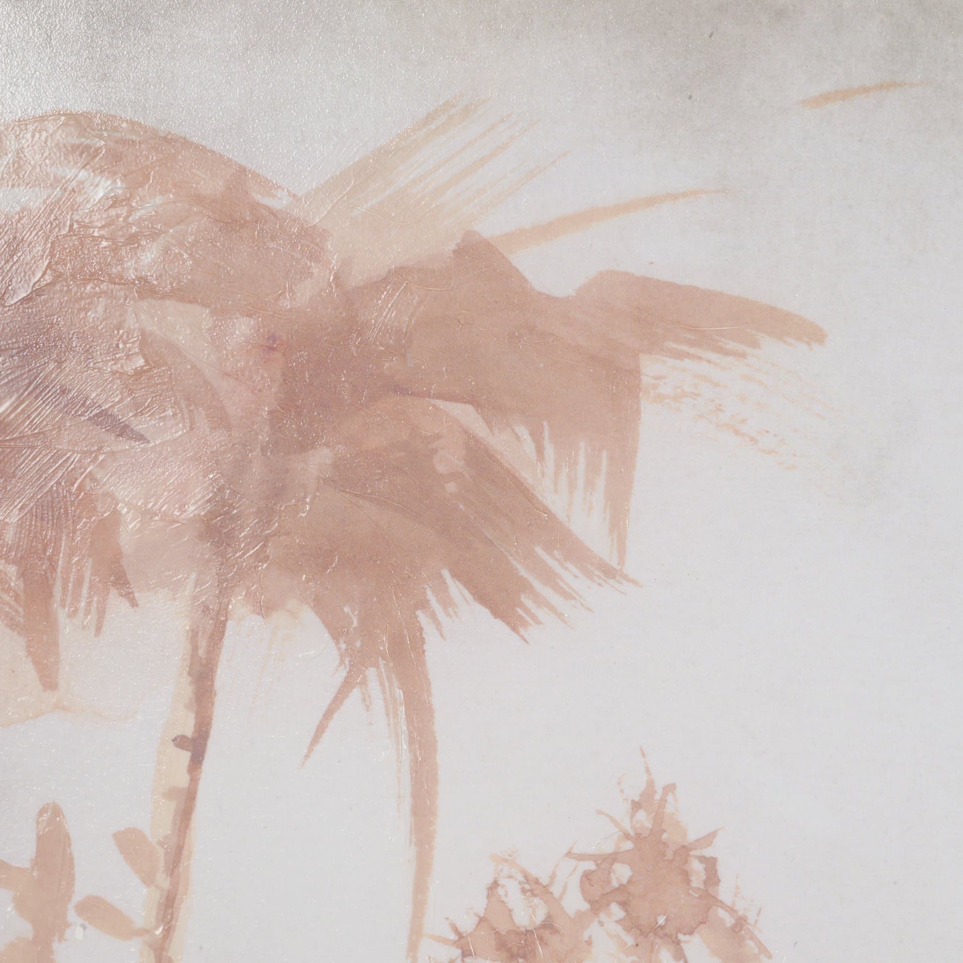 Palm Spring I by Mercana Studio Hand-Embellished Framed Artwork Matted under Glass — product photograph