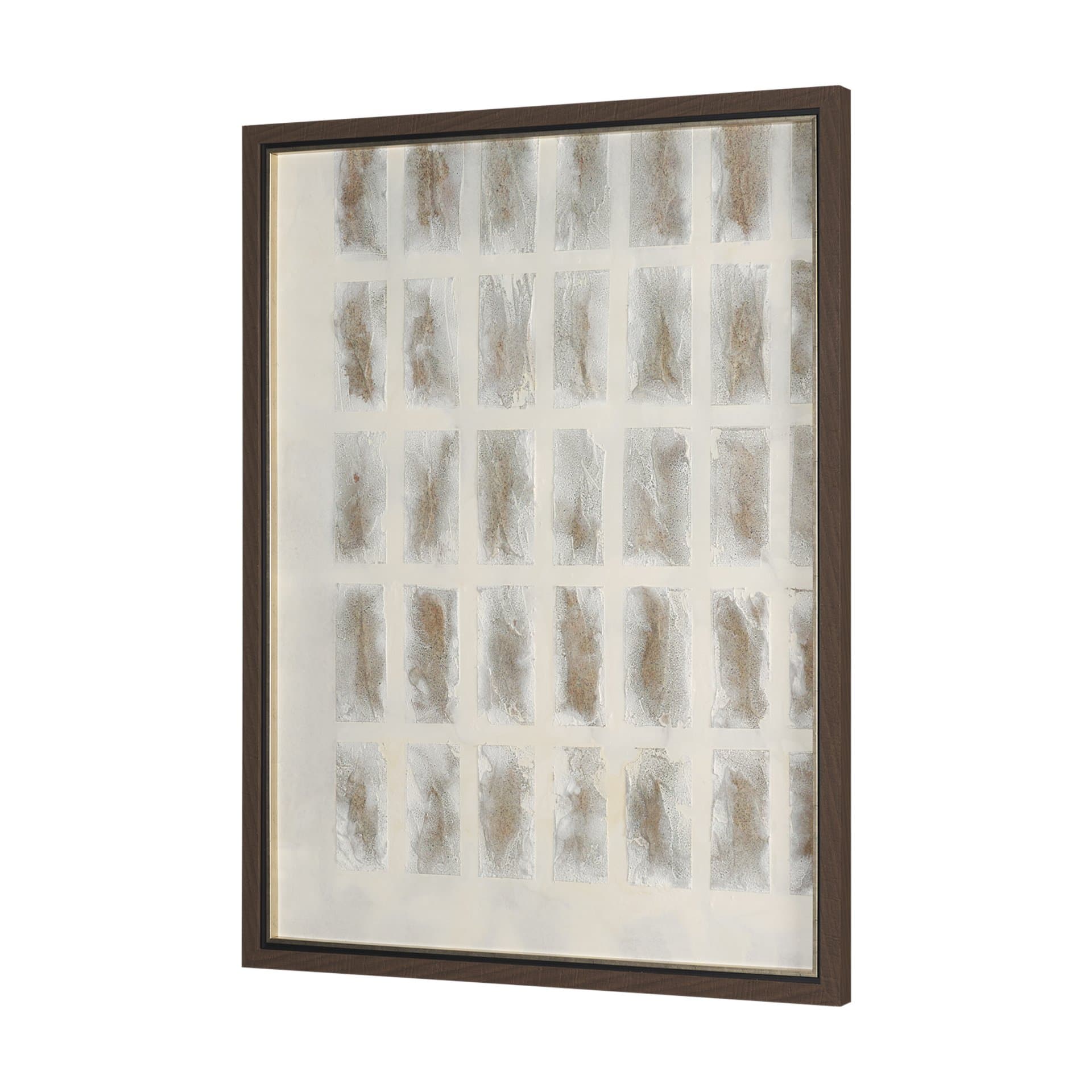 Sand & Structure I by Mercana Studio Handmade Original Framed Artwork Matted under Glass — product photograph