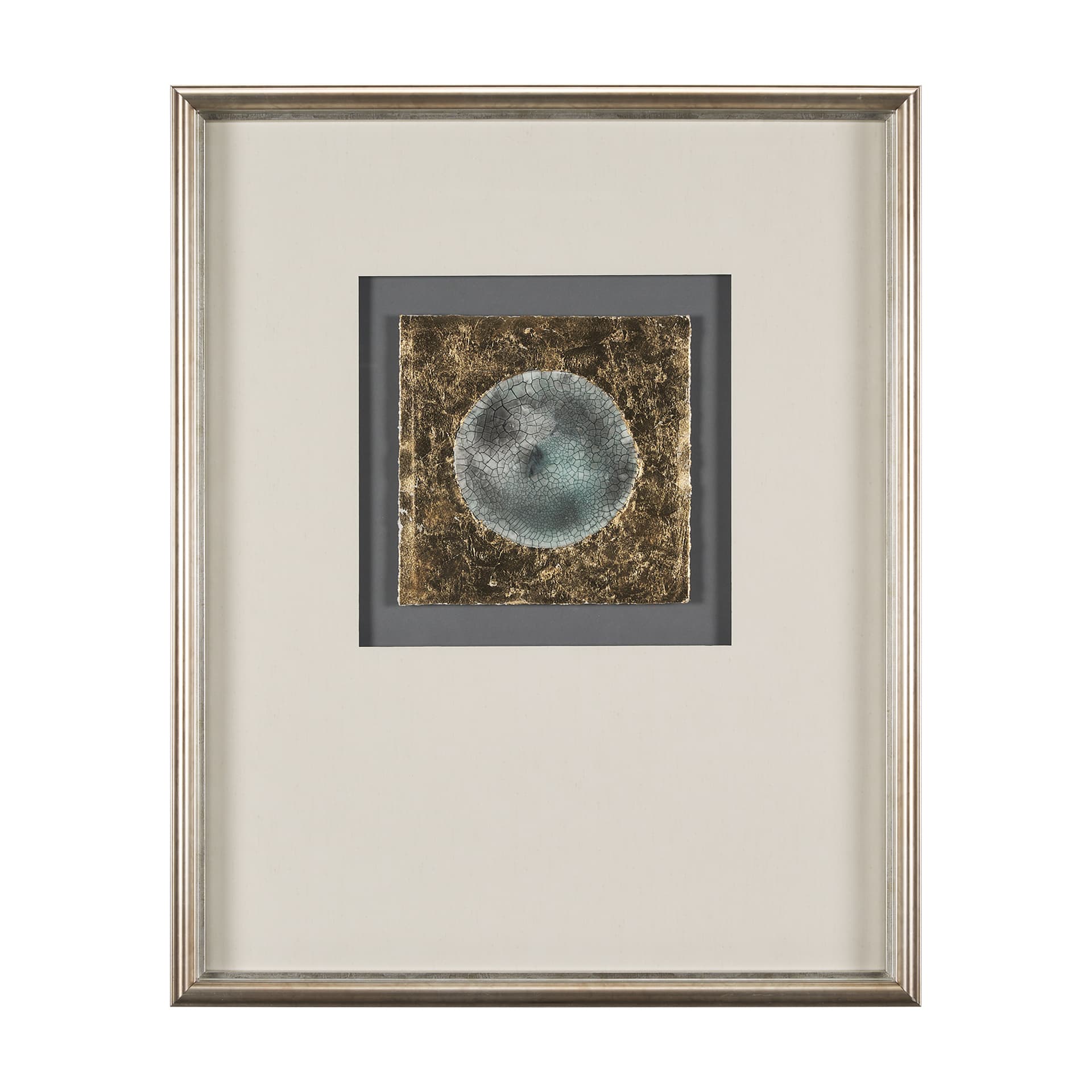 Night Moon by Studio M a handmade Original Framed Artwork under Glass — product photograph