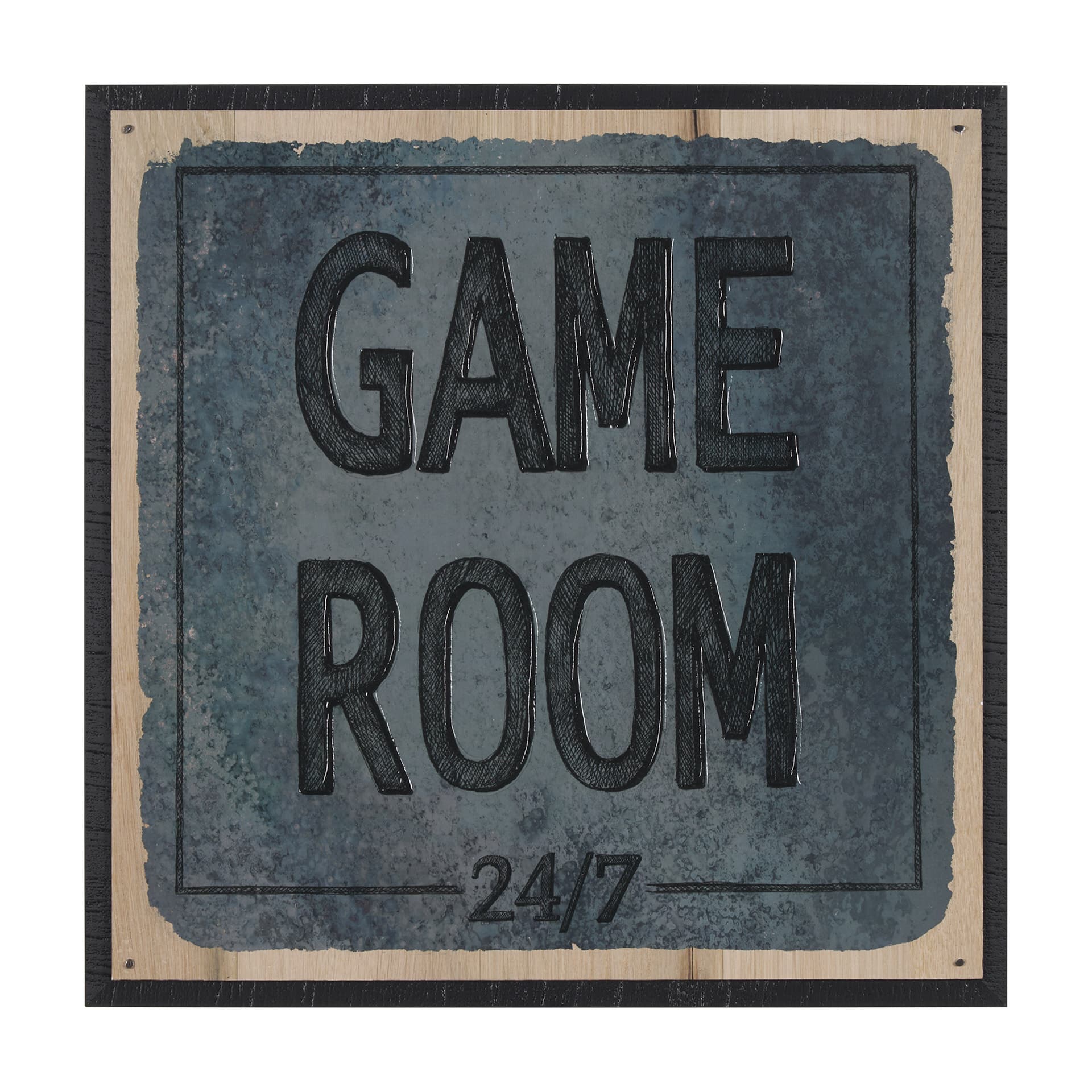 Game Room SQ by Mercana Studio a Hand Embellished Framed Art Print — product photograph