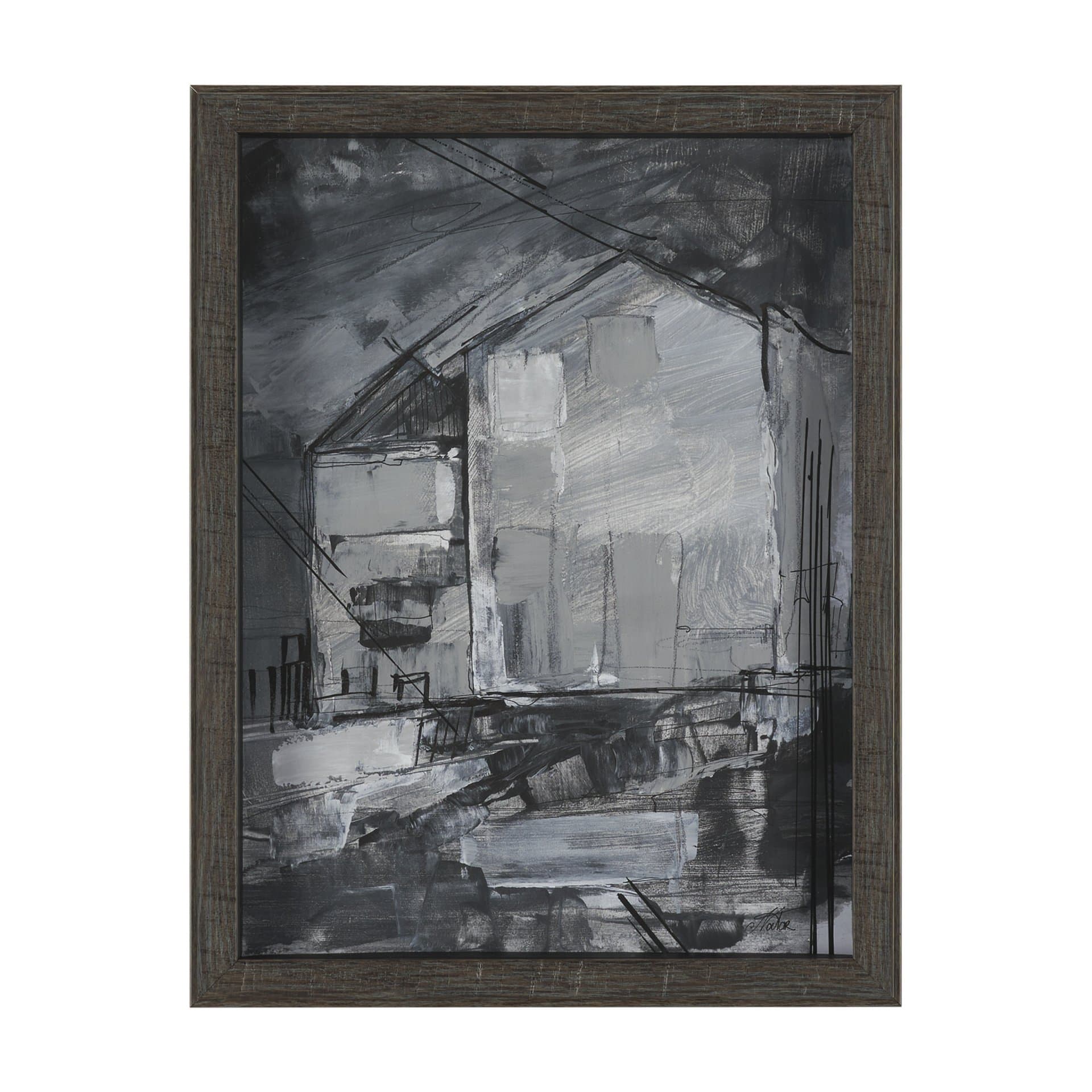 Community 3C by Mercana Studio Framed Artwork Matted under Glass — product photograph