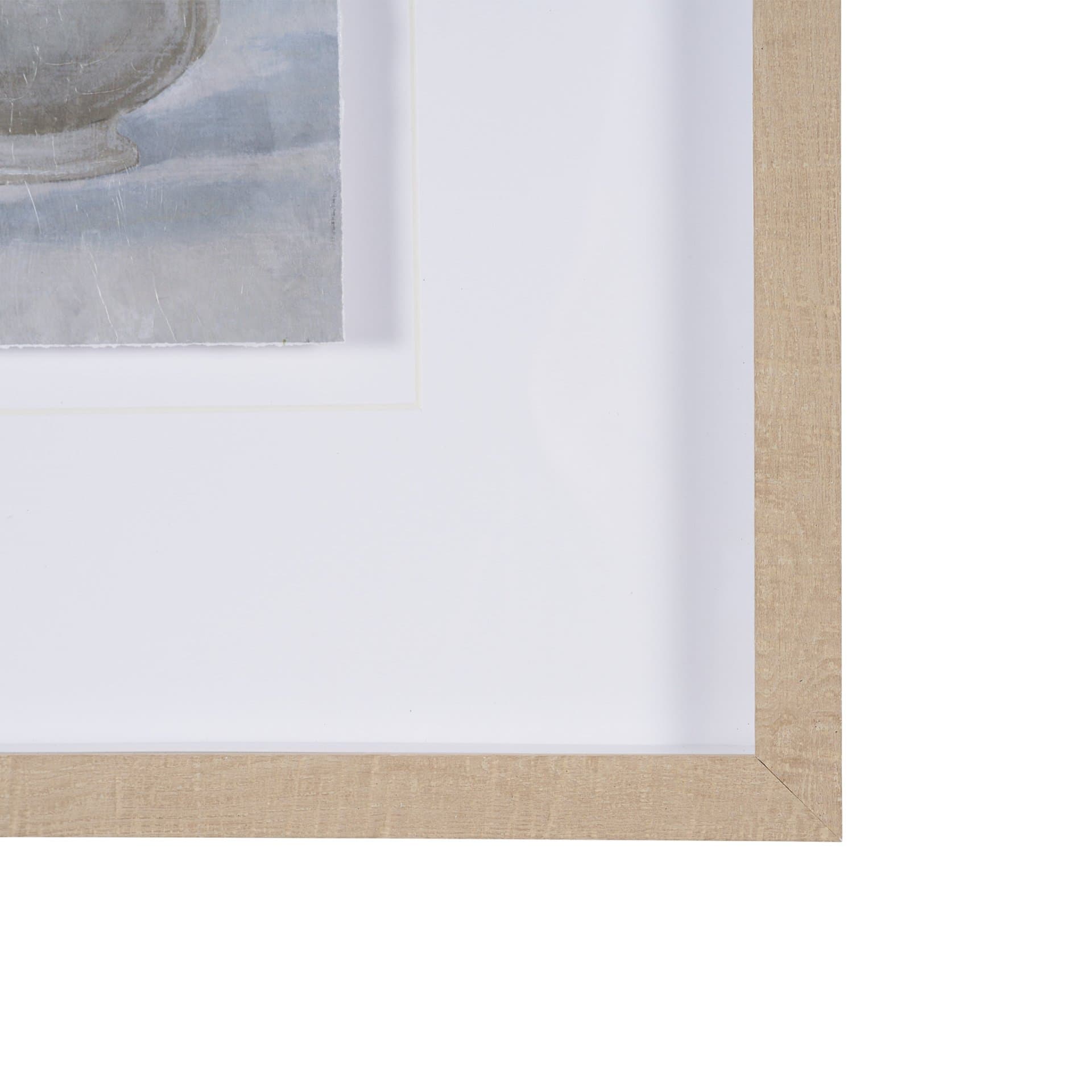 Studies in White and Ash: Study II by Mercana Studio Textured Framed Artwork Matted under Glass — product photograph
