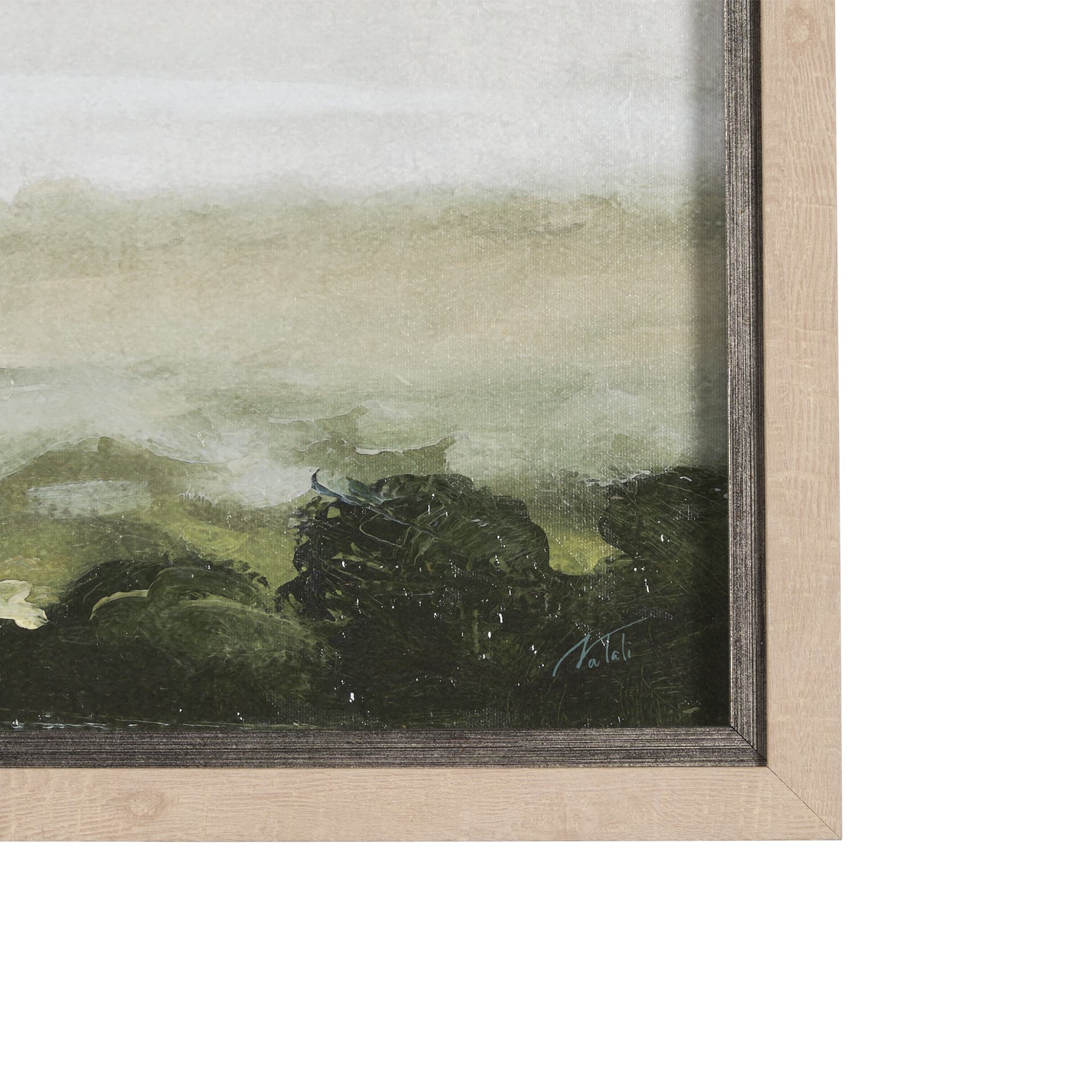 Morning Shadows by Mercana Studio a Hand Embellished Textured Framed Art Print — product photograph