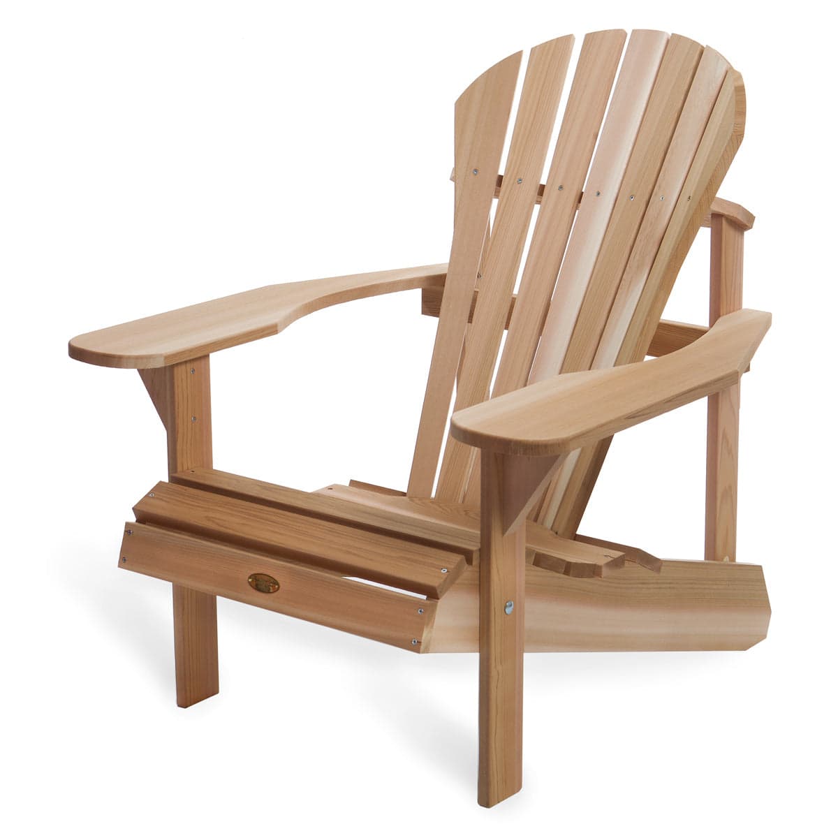 3-Piece Adirondack Cedar Chair & Table Set — product photograph
