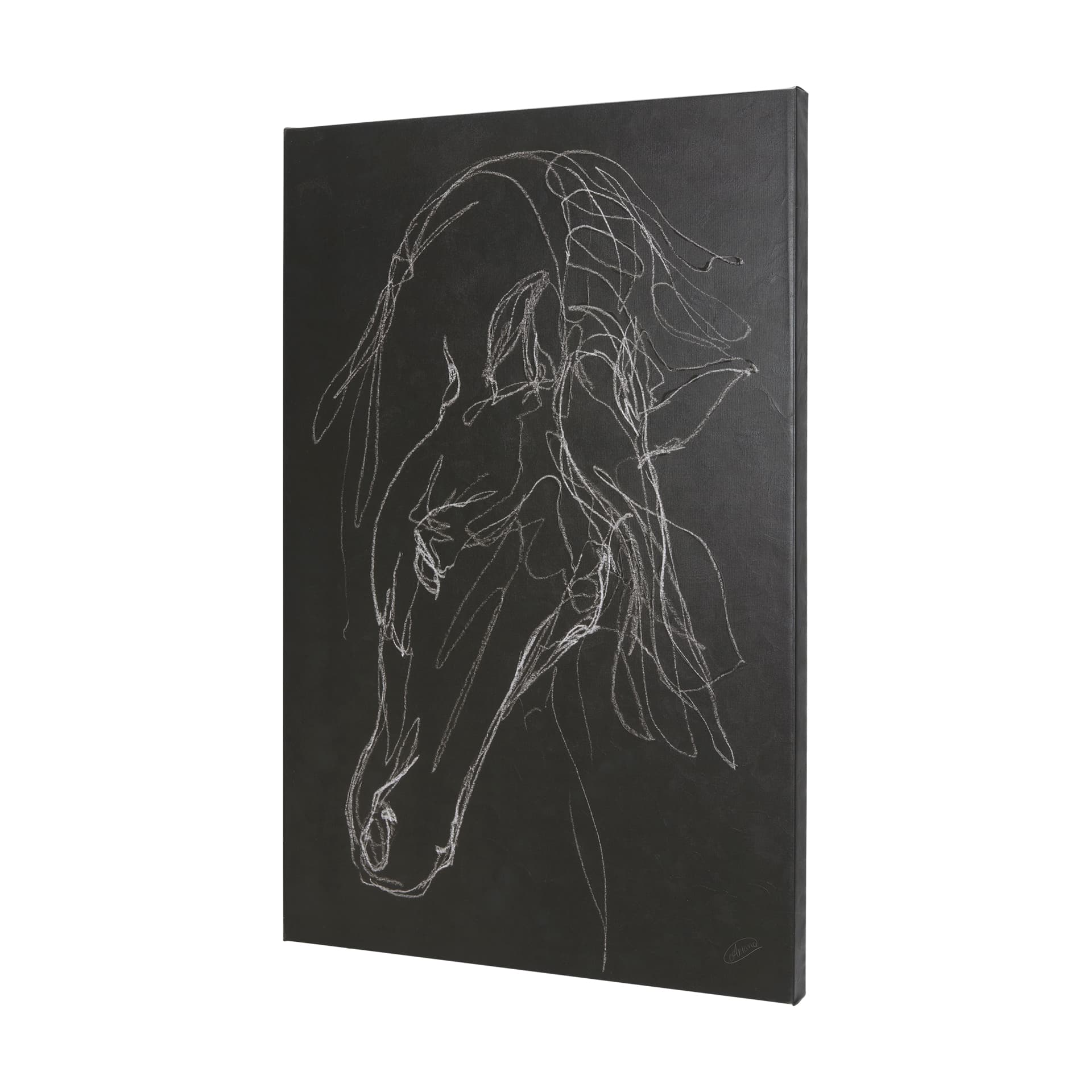 Andalusian Dark I by Mercana Studio a Hand Embellished Textured Canvas — product photograph