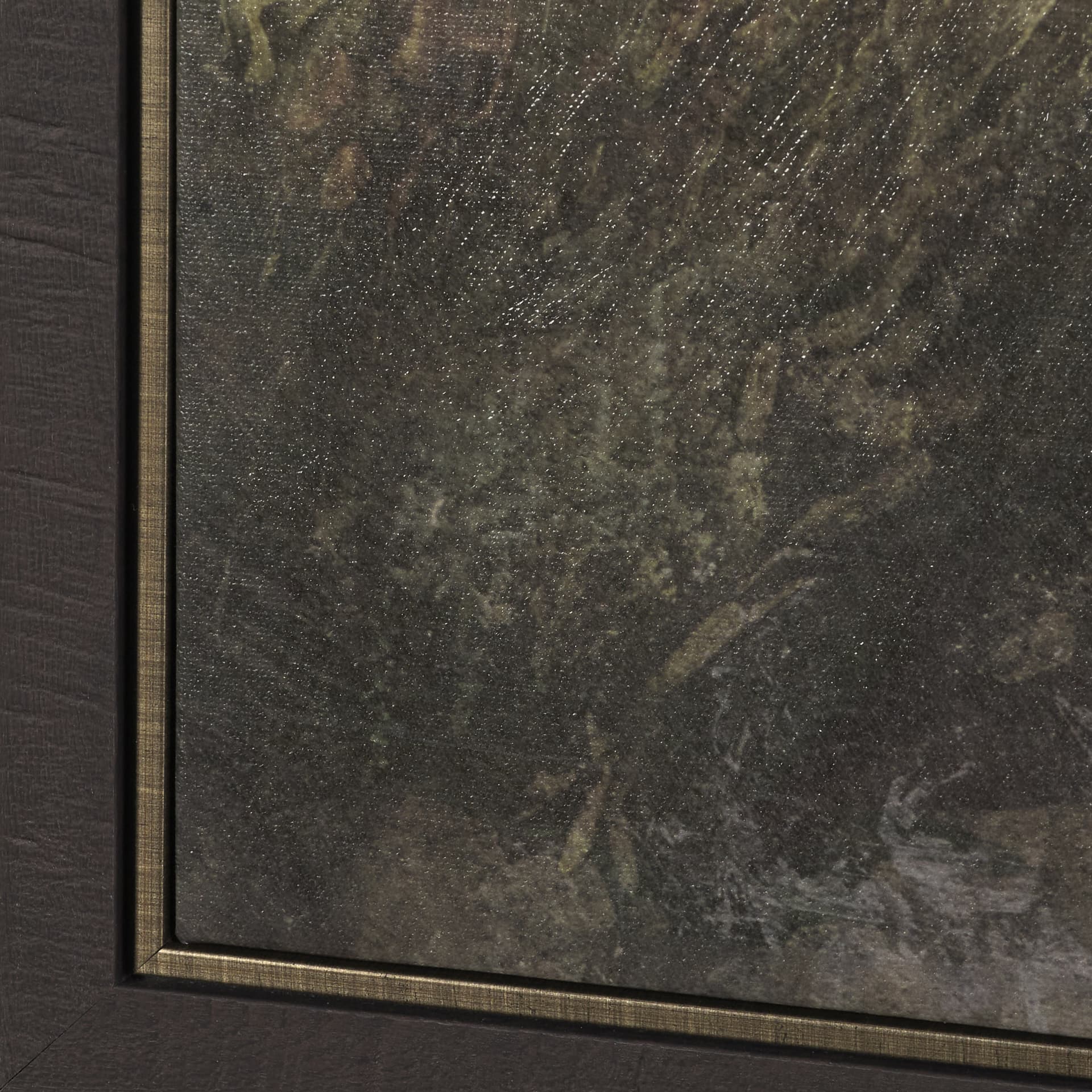 Silent Forest III by Mercana Studio Hand-Embellished Textured Framed Canvas Artwork — product photograph