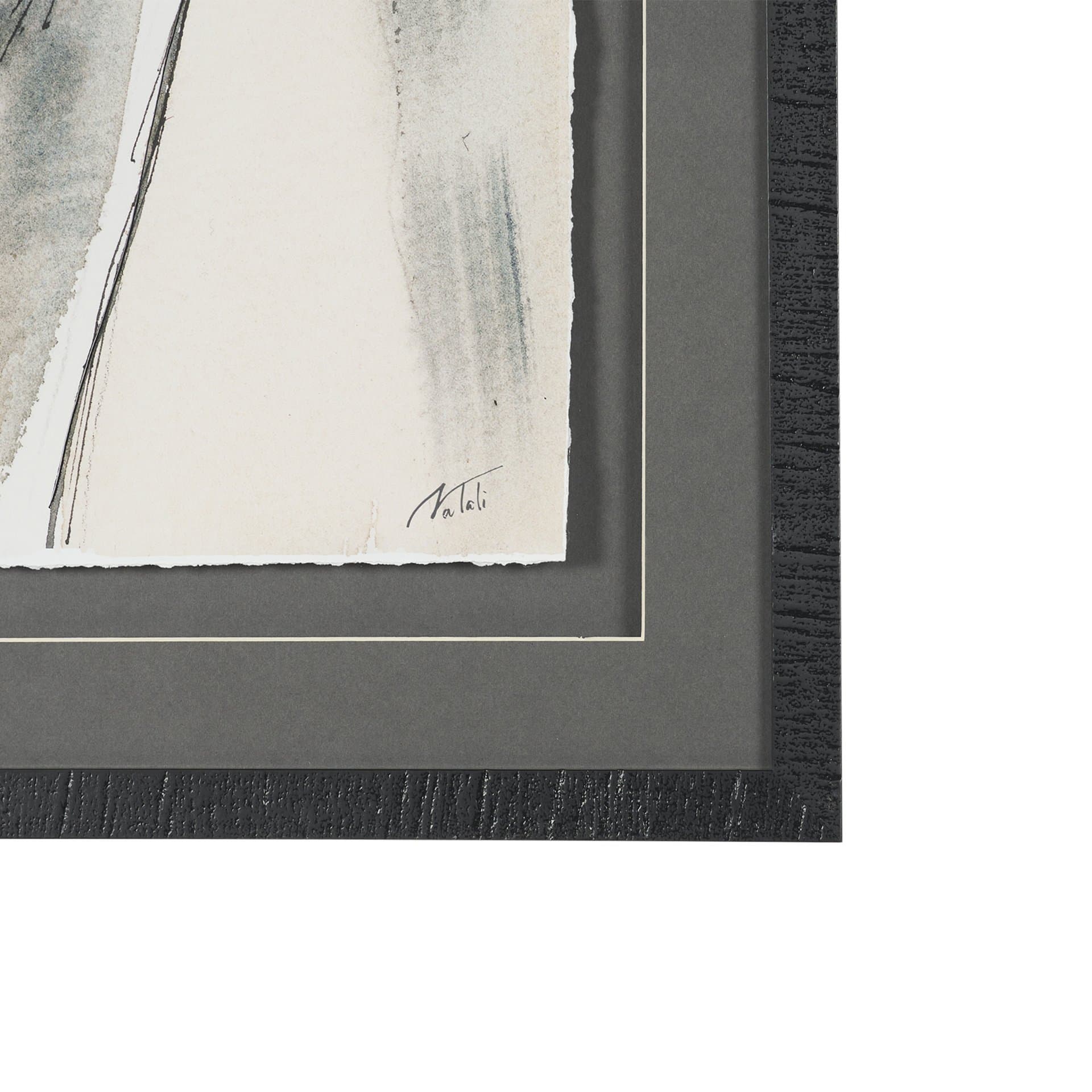 Elegant Beauties II by Mercana Studio Hand-Embellished Framed Artwork Matted under Glass — product photograph