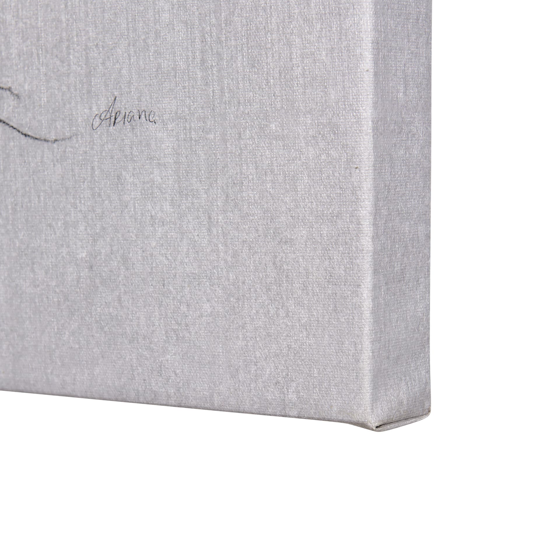 Botanical sketches V (Grey) by Mercana Studio a Hand Embellished Textured Canvas — product photograph