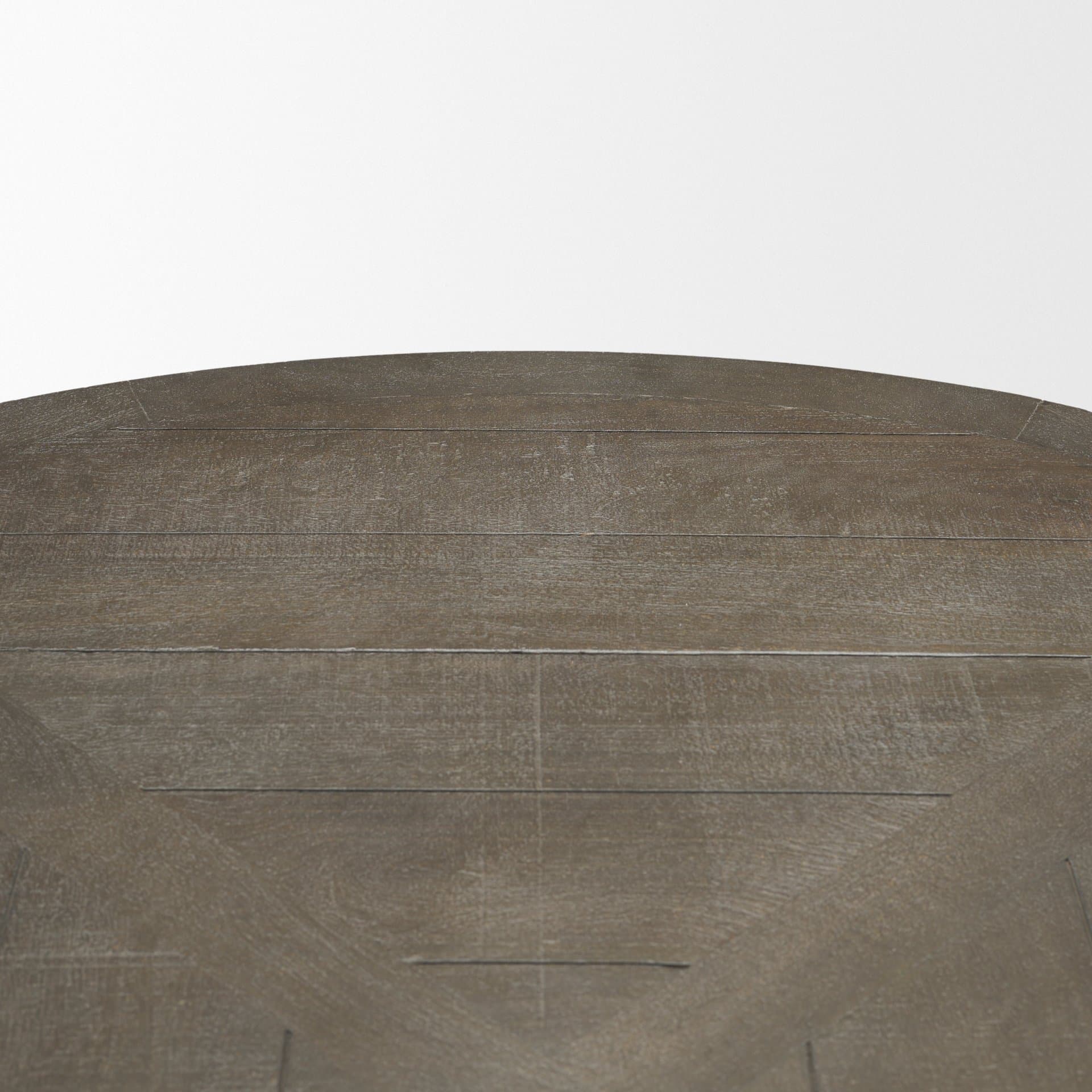 Barrett 54"L x 54"W Pedestal Dining Table | Modern | Brown Wood | Seats 4 — product photograph