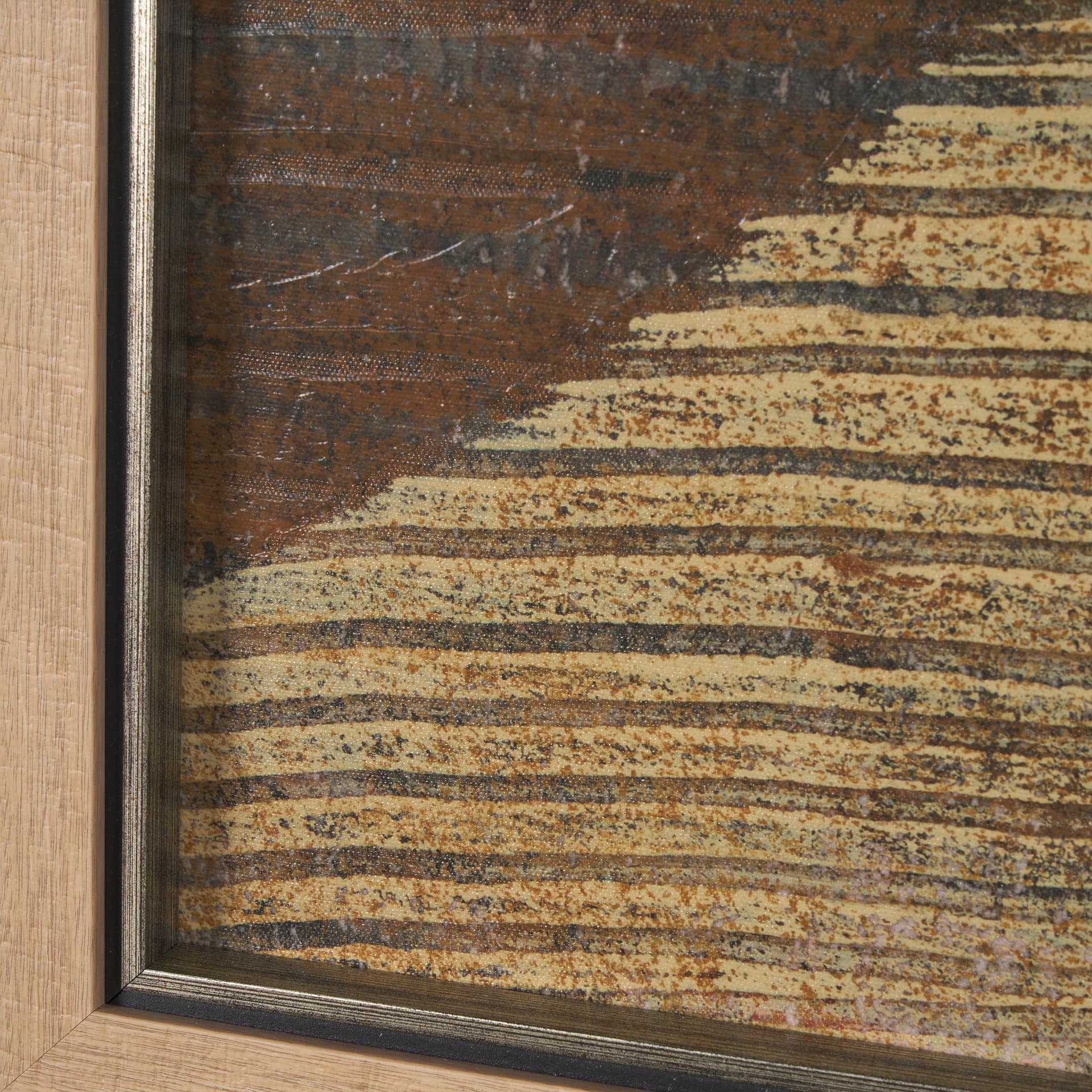 Solar Wind IV by Mercana Studio a Hand Embellished Textured Framed Art Print — product photograph