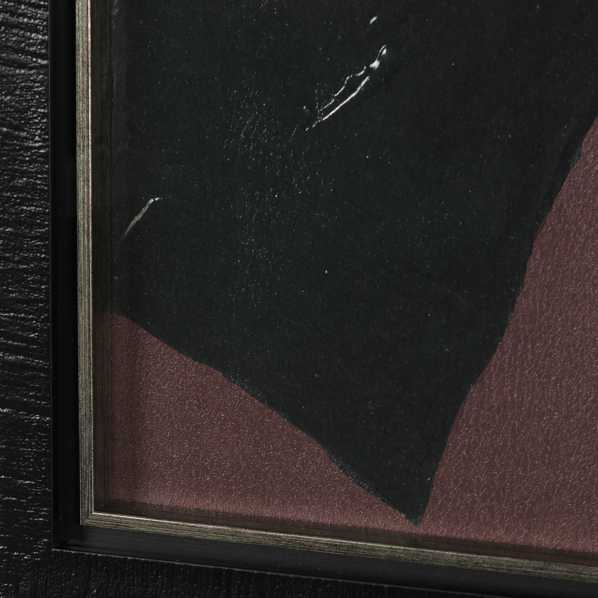 Steglitz by Mercana Studio a Hand Embellished Textured Framed Art Photograph Matted under Glass — product photograph
