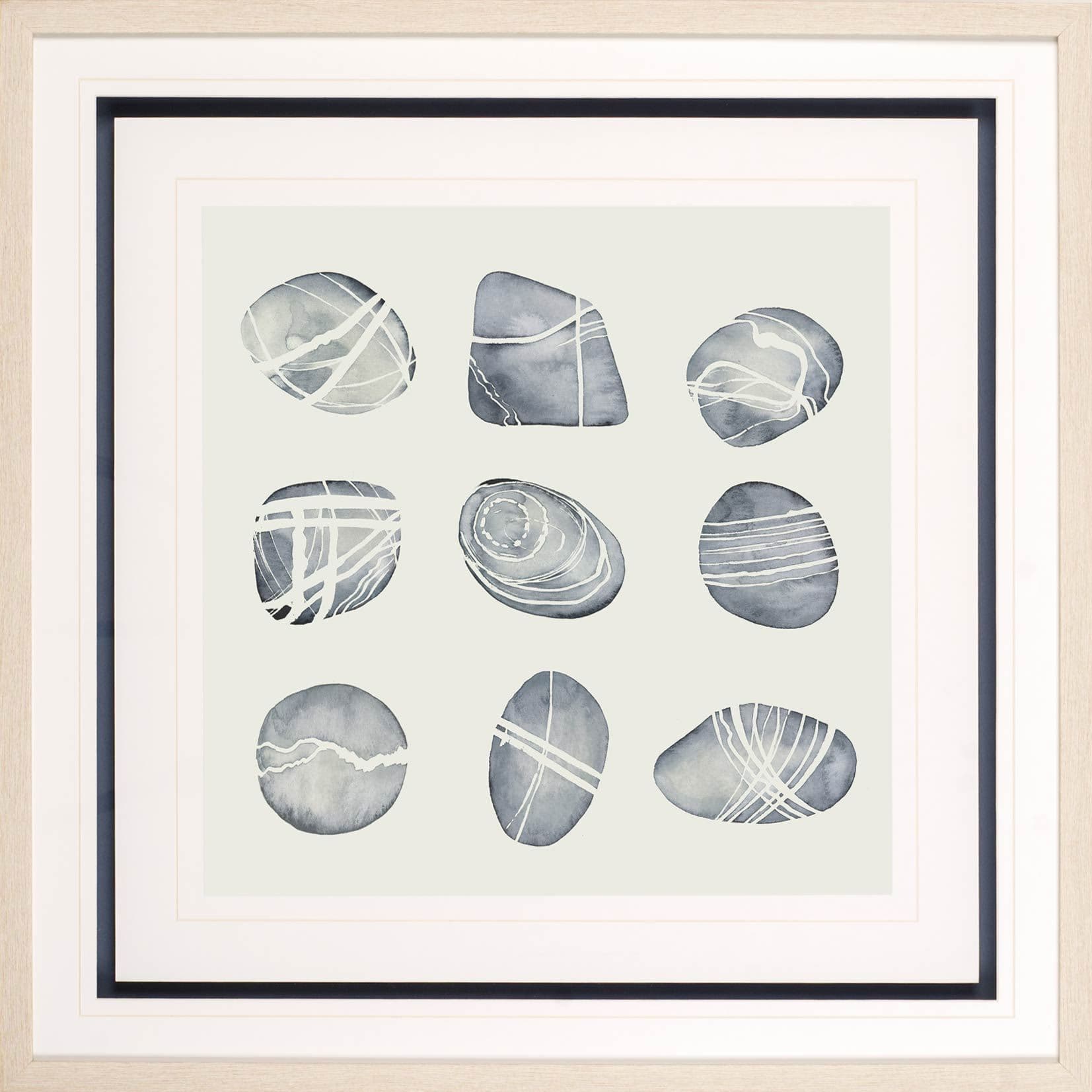 River Worn II by Grace Popp a Framed Art Print Matted under Glass — product photograph