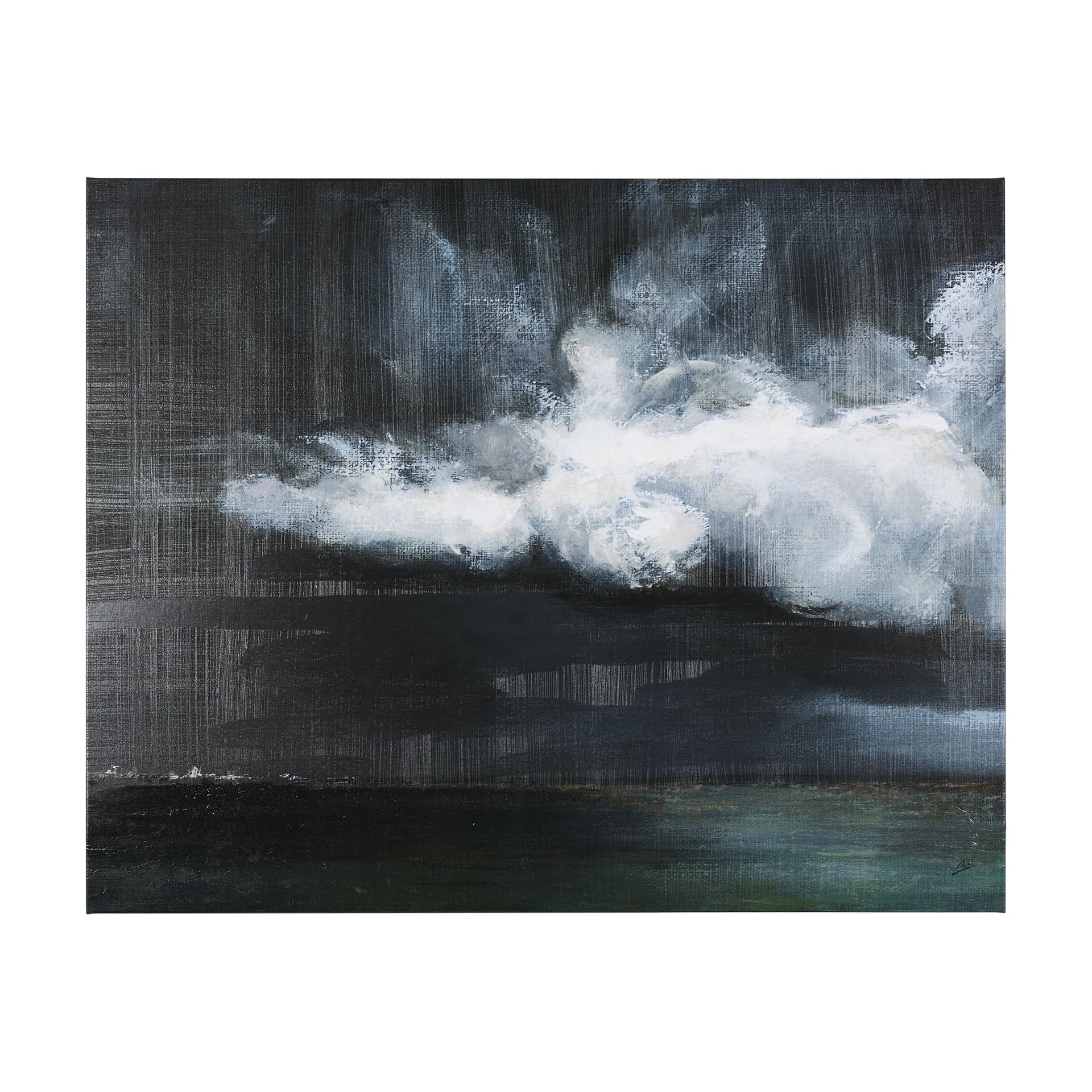 Stormy Skies II by Mercana Studio a Hand Embellished Textured Canvas — product photograph