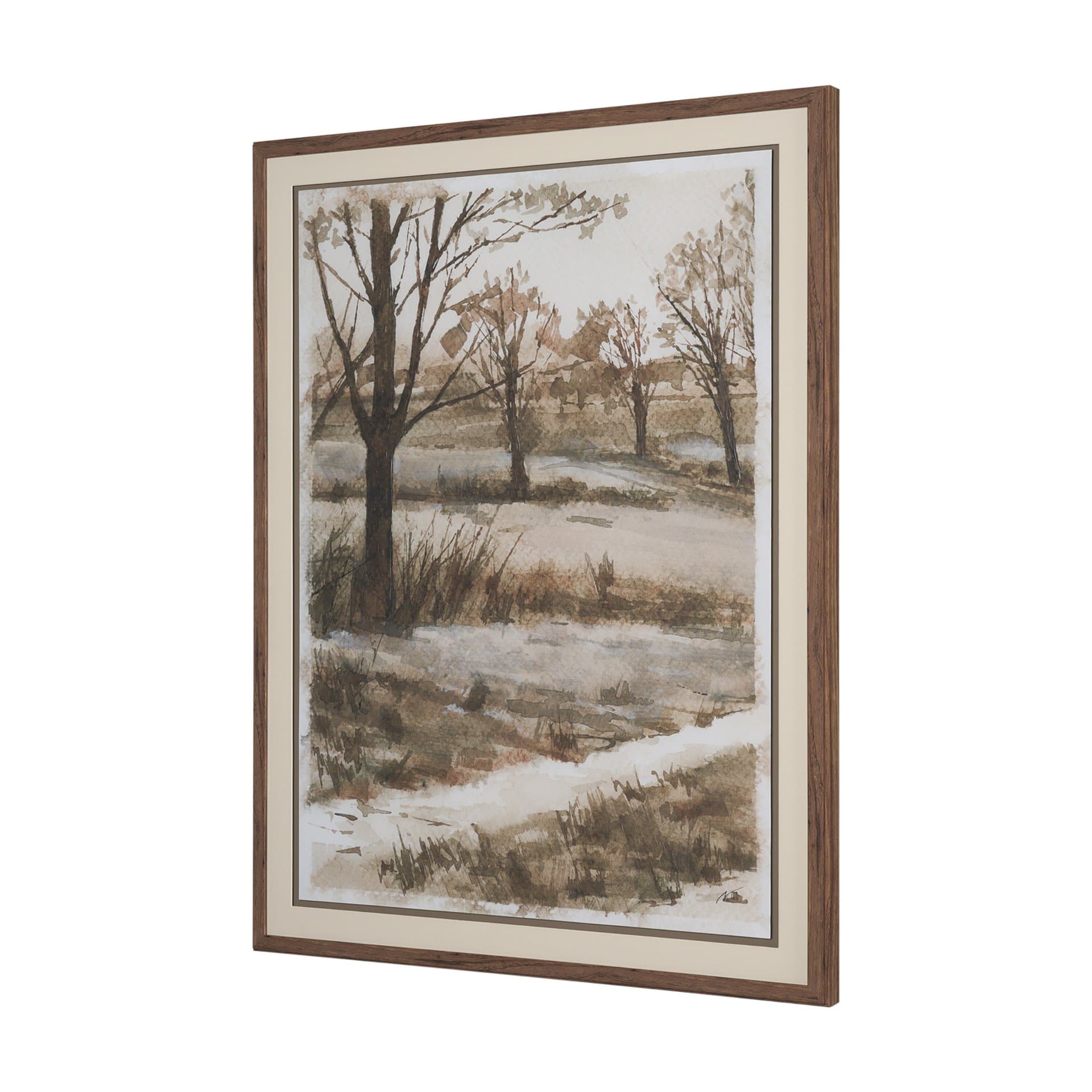 Meadow Memories I by Mercana Studio Hand Embelished Framed Artwork Matted under Glass — product photograph