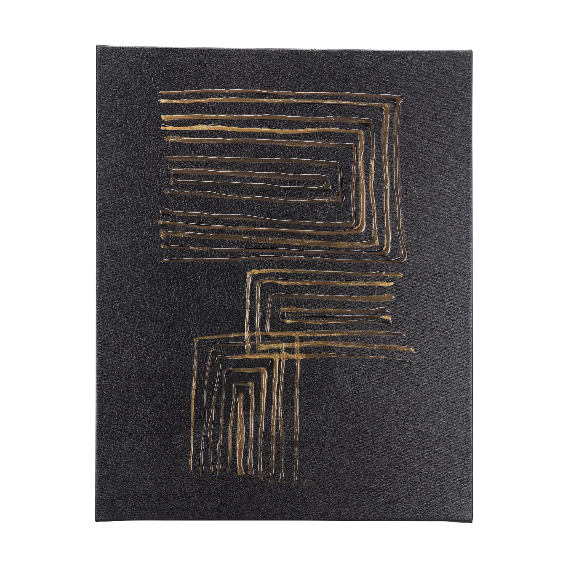 Lines I by Mercana Studio a Hand Embellished Textured Canvas — product photograph