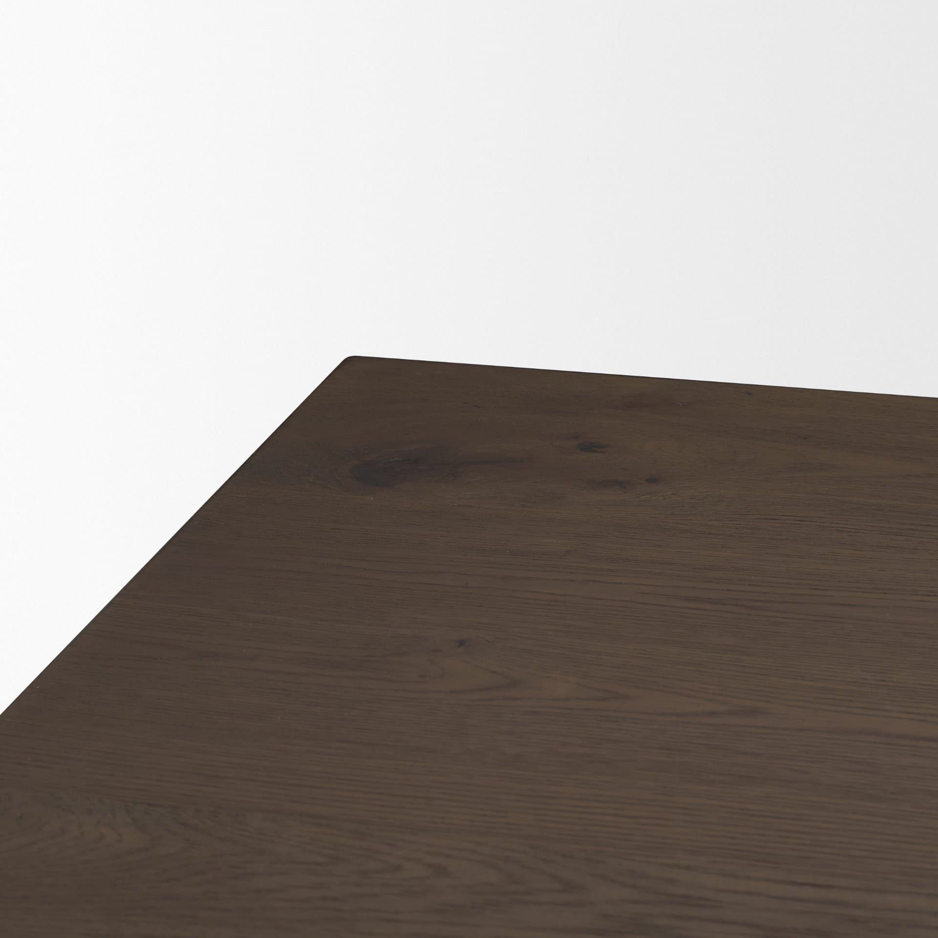 Belford 6-Drawer Dark Brown Oak Wood Dresser — product photograph