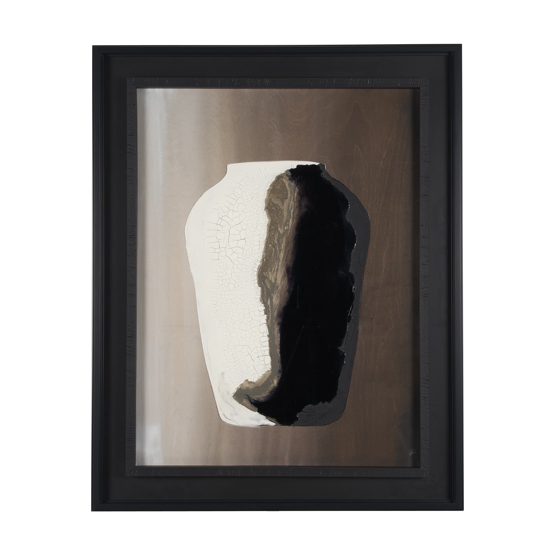 Unearthed Vessel II by Studio M a handmade Original Framed Artwork under Glass — product photograph