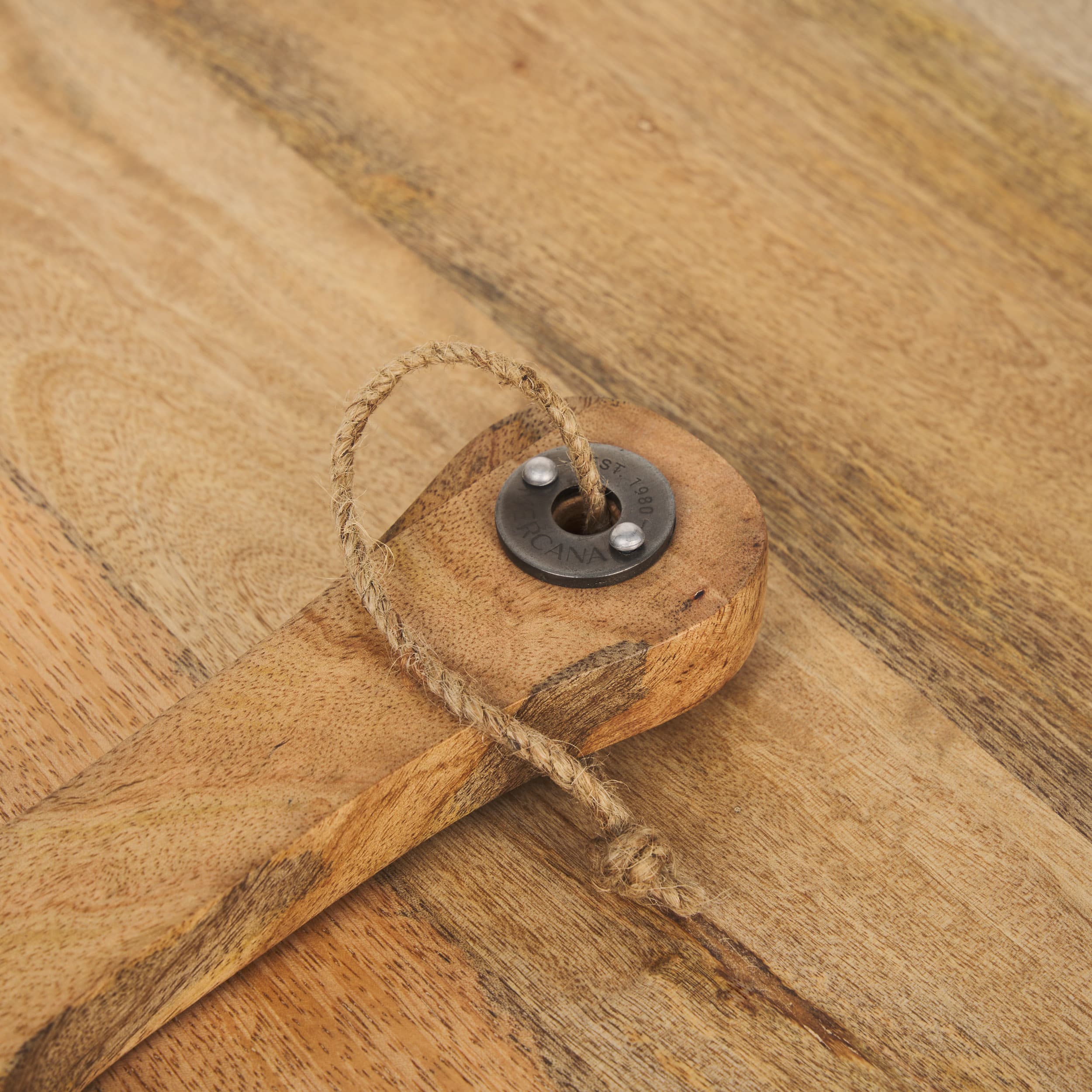Khana Natural Solid Wood Square Serving Boards — product photograph