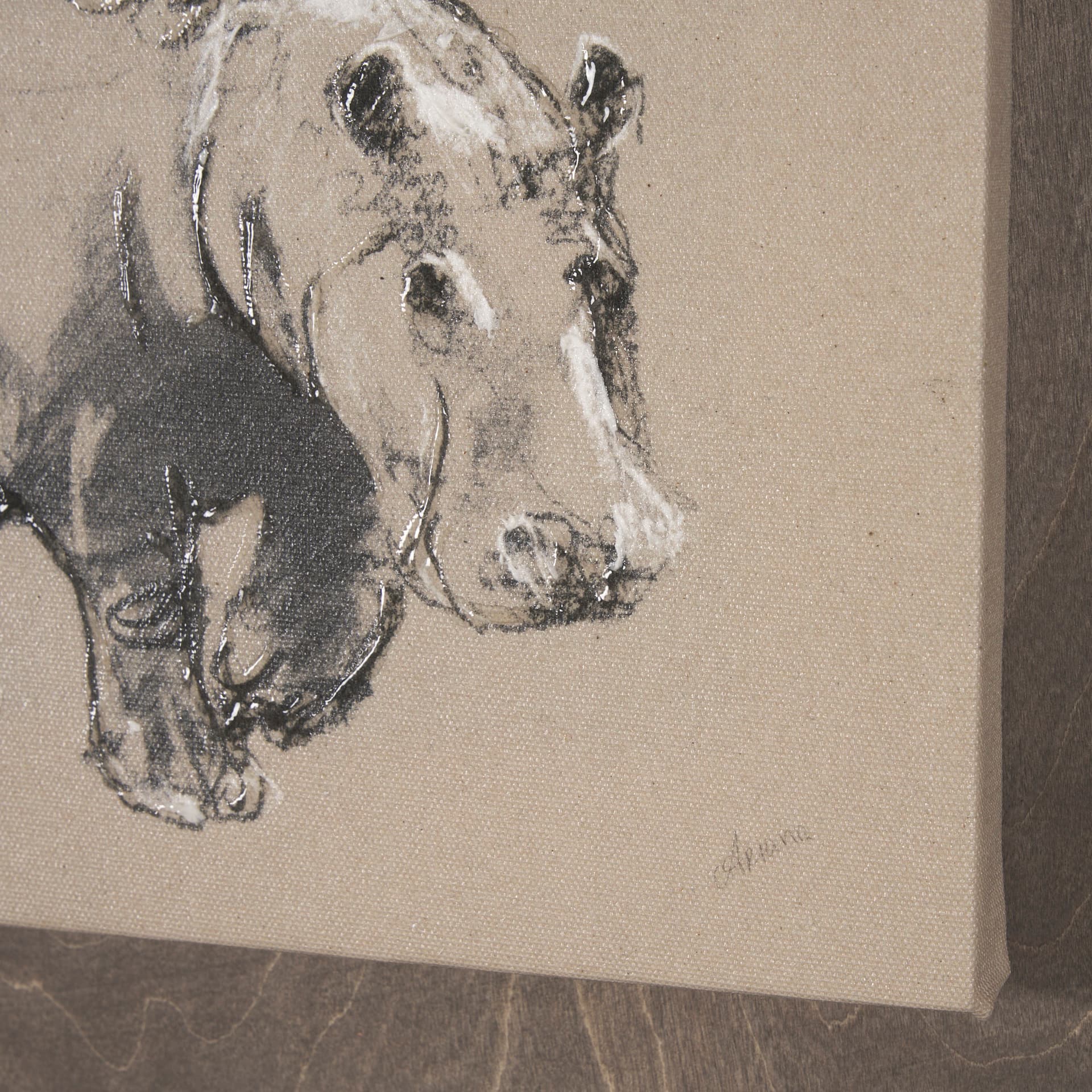 African Animal Study I by Mercana Studio a Hand Embellished Framed Art Print — product photograph