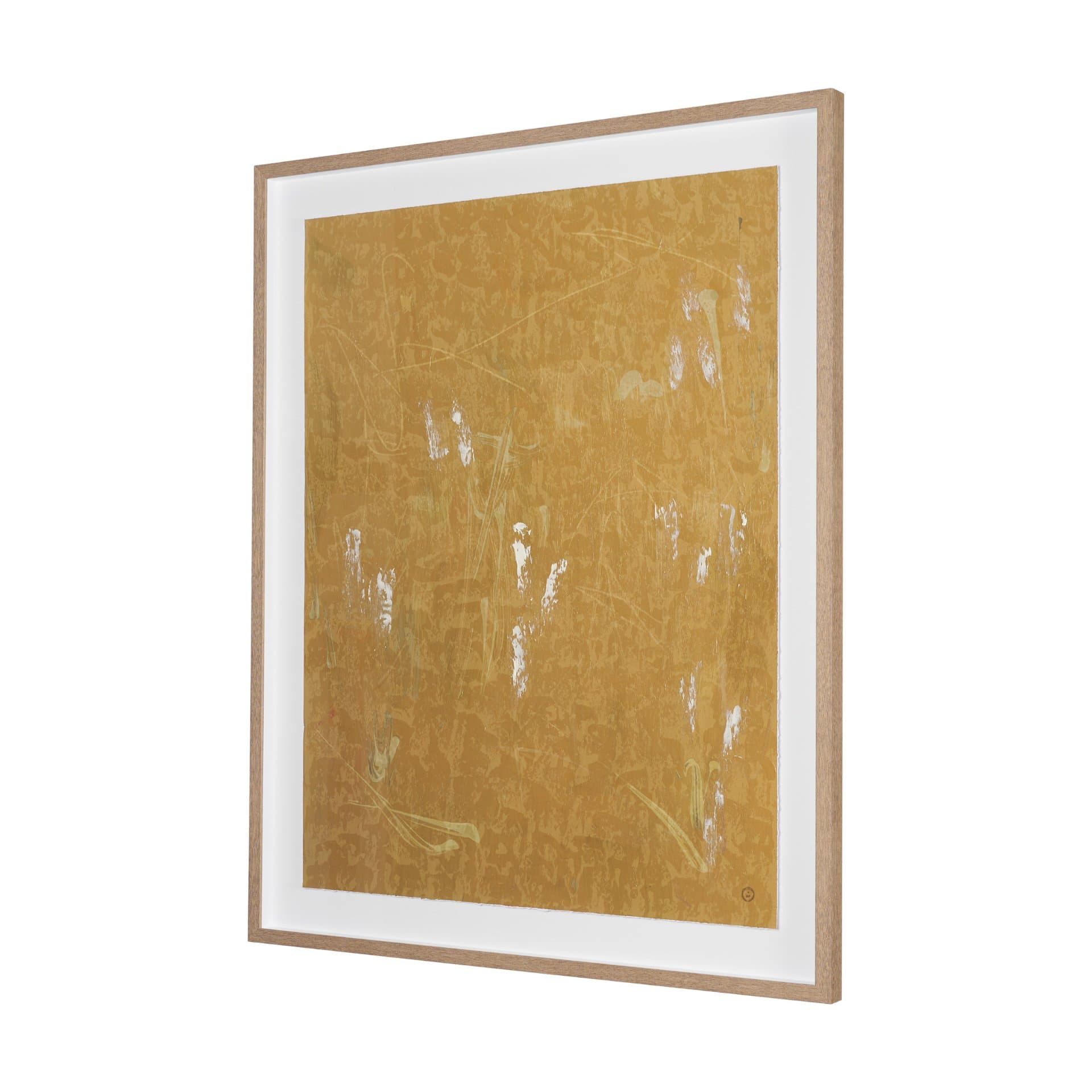 Mental Crossfire I by Mercana Studio Hand-Embellished Textured Framed Artwork Matted under Glass — product photograph