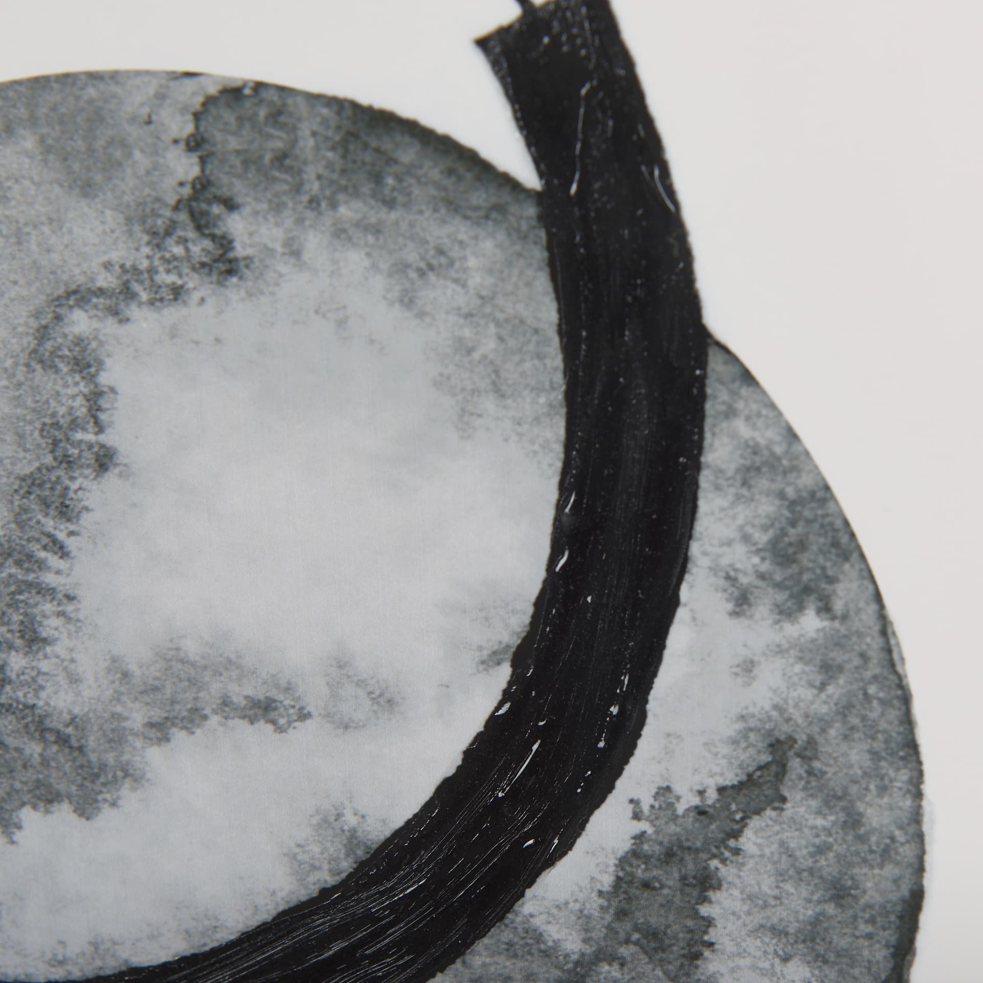 Numbers VI by Mercana Studio a Hand Embellished Textured Framed Art Print Matted under Glass — product photograph