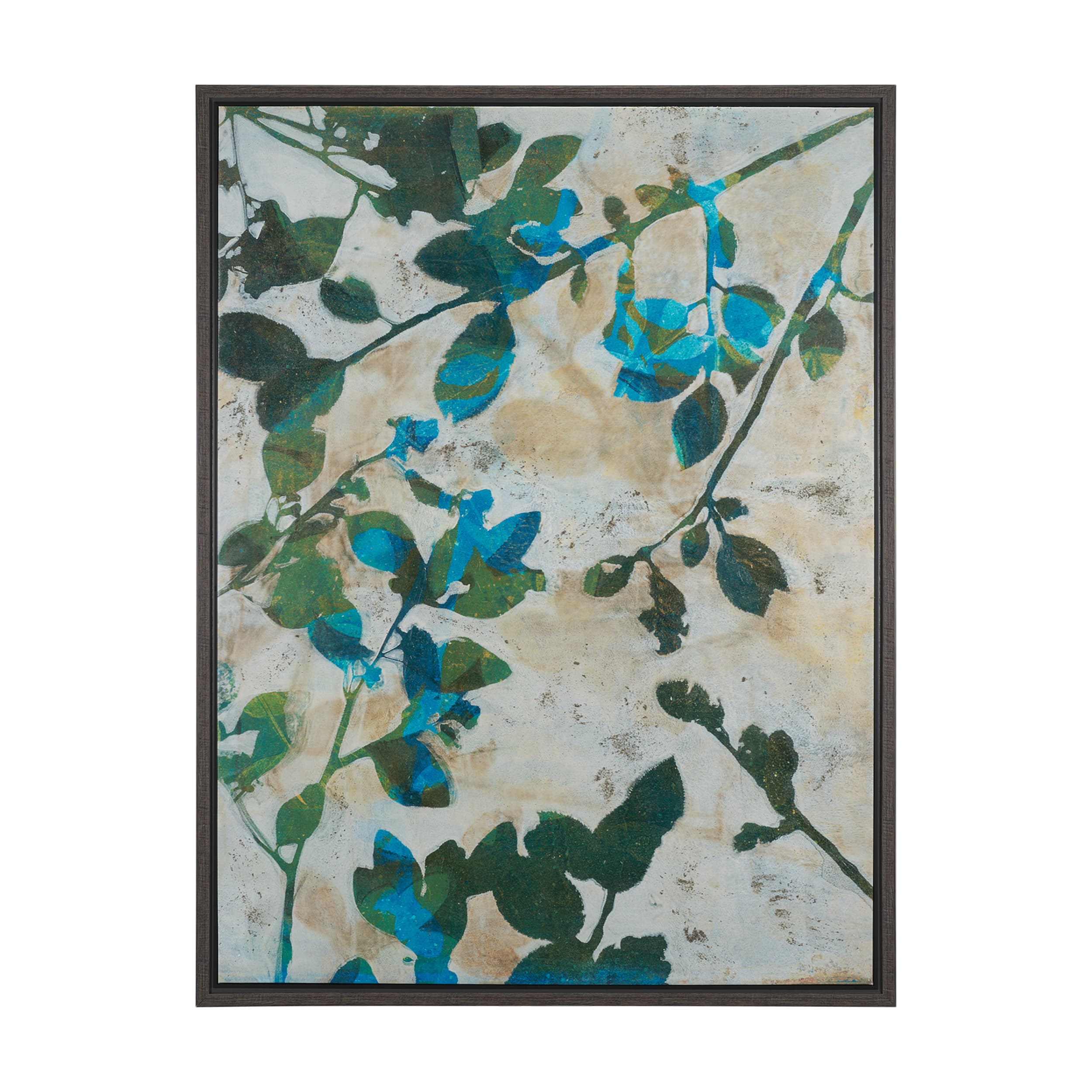 In The Moment by Liz St. Andre Hand-Embellished Textured Framed Canvas Artwork — product photograph