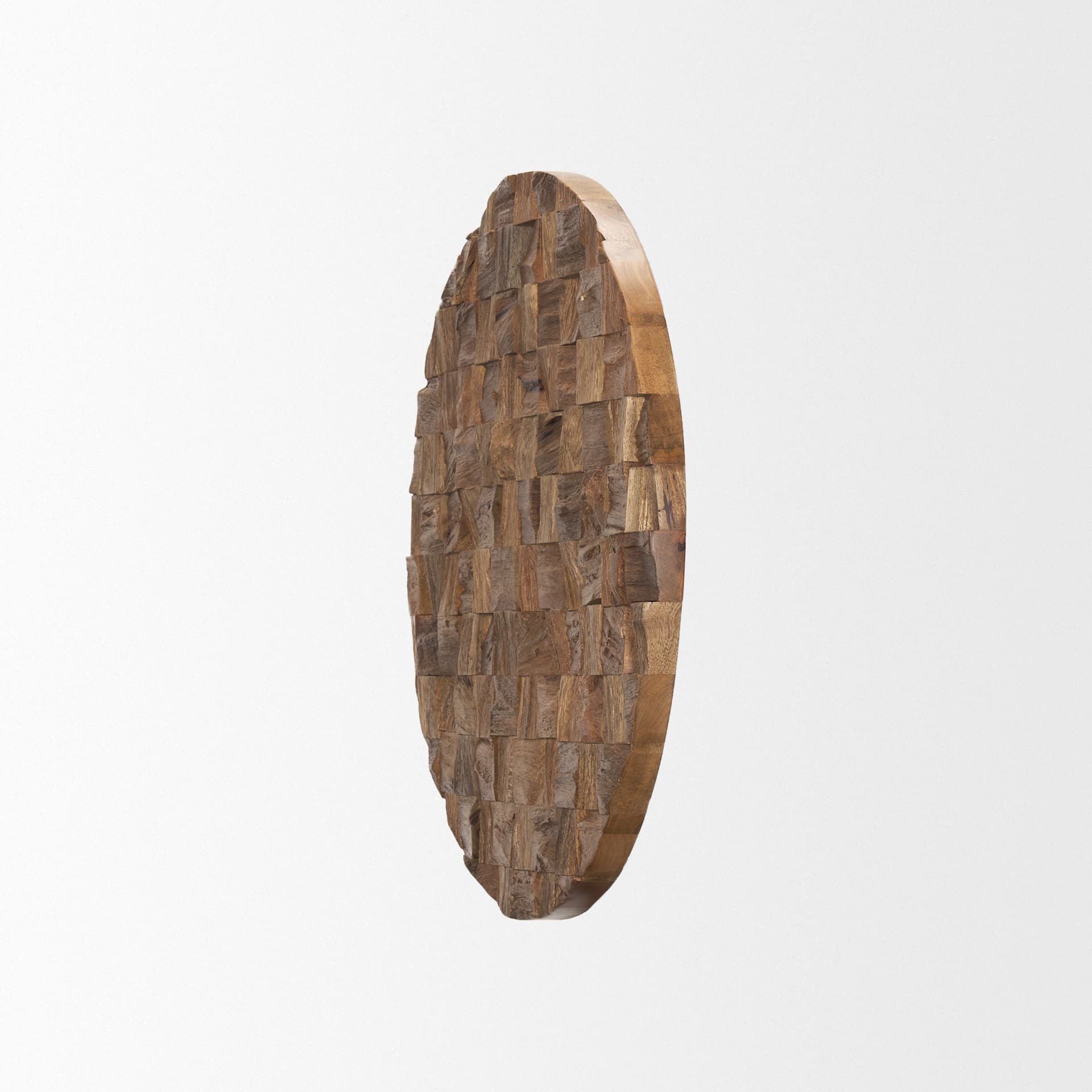 Into the Abyss II Light Brown Wood 24" Wall Decor — product photograph