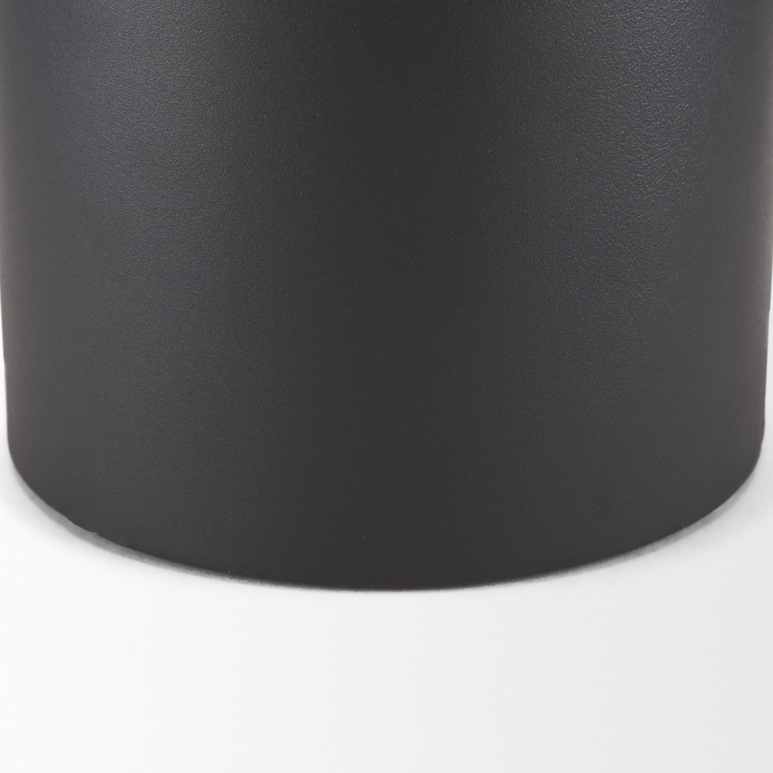 Tosca Small Matte Black Metal Vase — product photograph