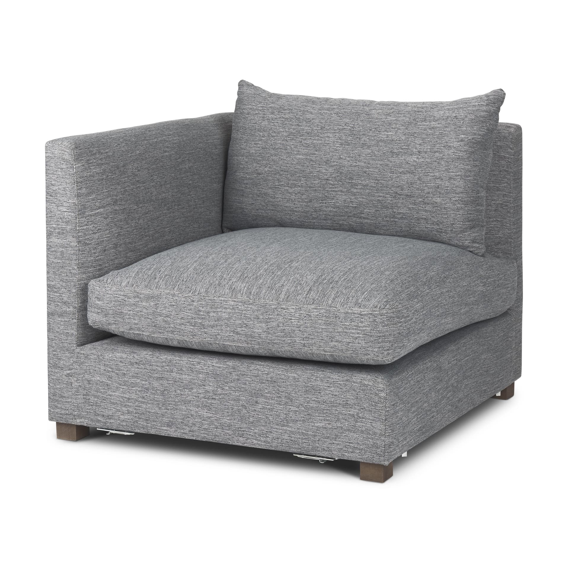Valence 37.8L x 38.6W x 28.3H Castlerock Gray Corner Sectional Piece — product photograph