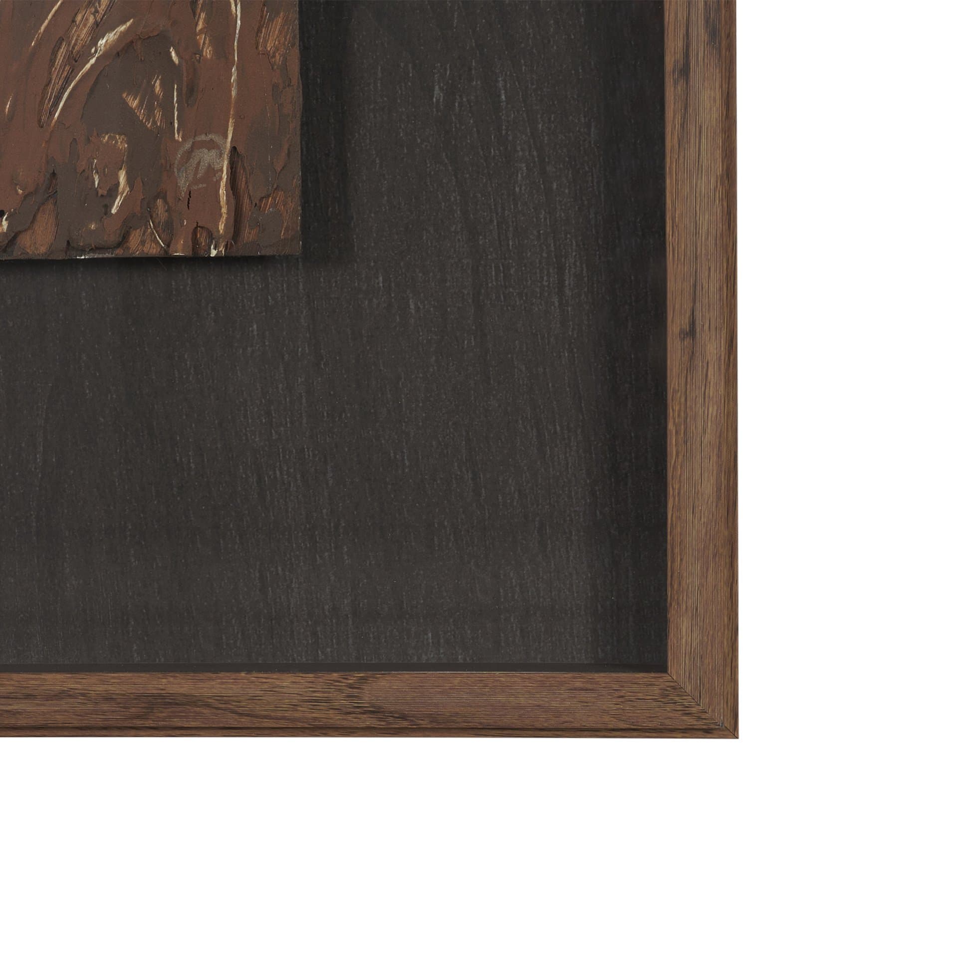 Ochre Drift by Mercana Studio Handmade Original Framed Artwork Matted under Glass — product photograph