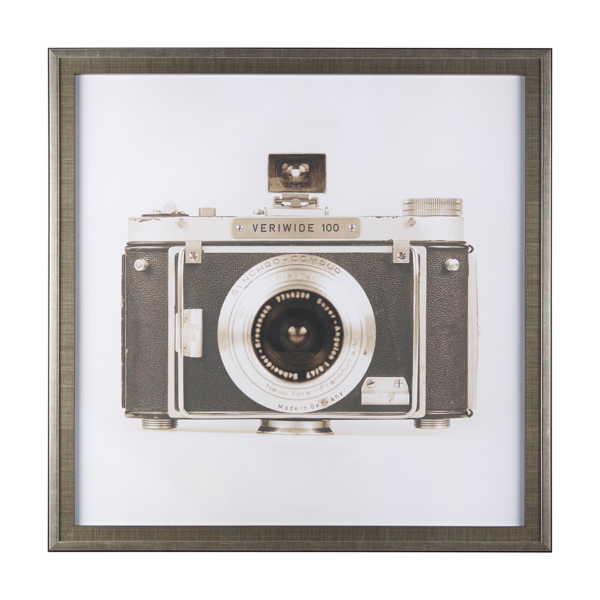 Retro Camera I by Mercana Studio a Hand Embellished Textured Framed Photo Art Print Matted under Gla — product photograph