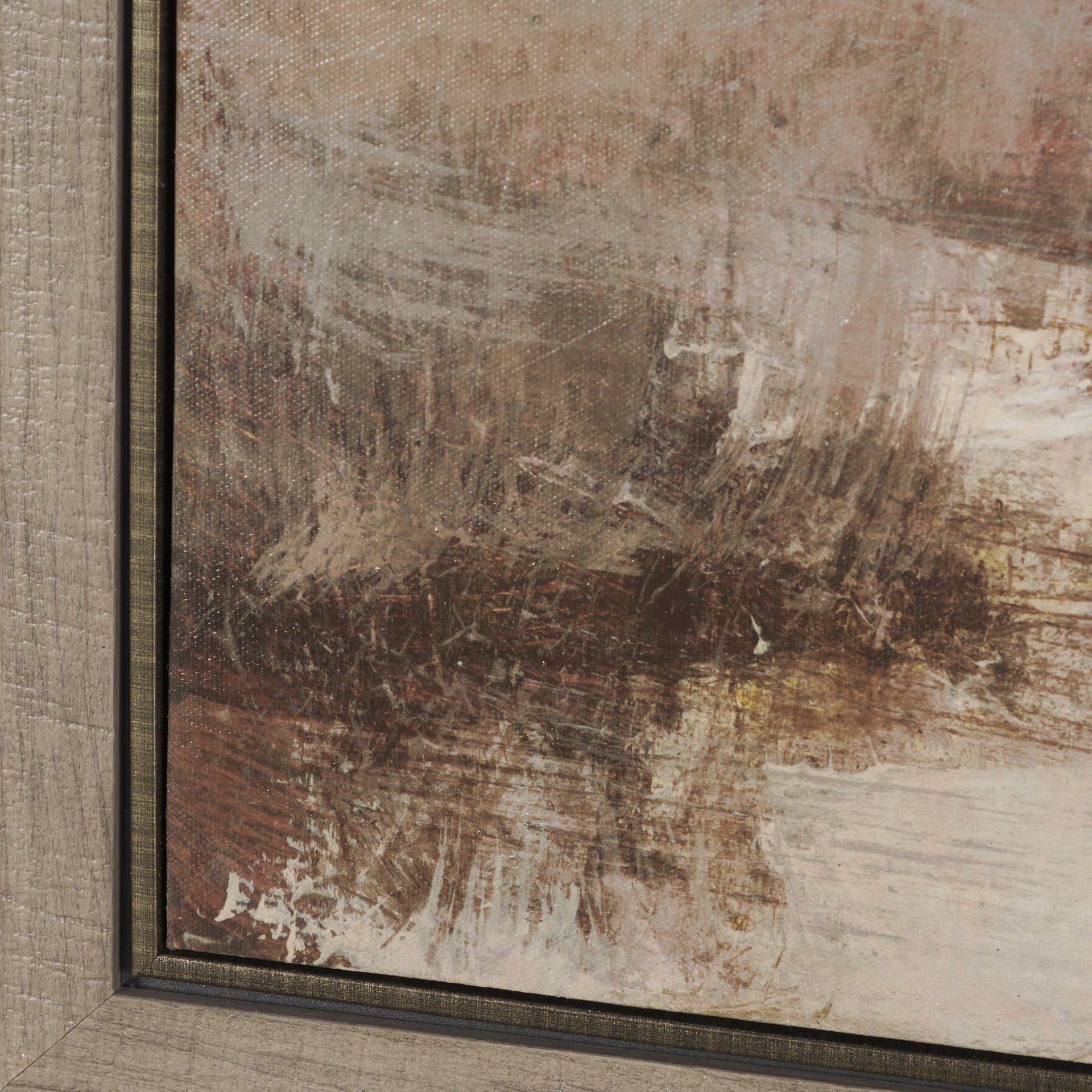 Calm Horizon I by Mercana Studio Hand-Embellished Textured Framed Canvas Artwork — product photograph