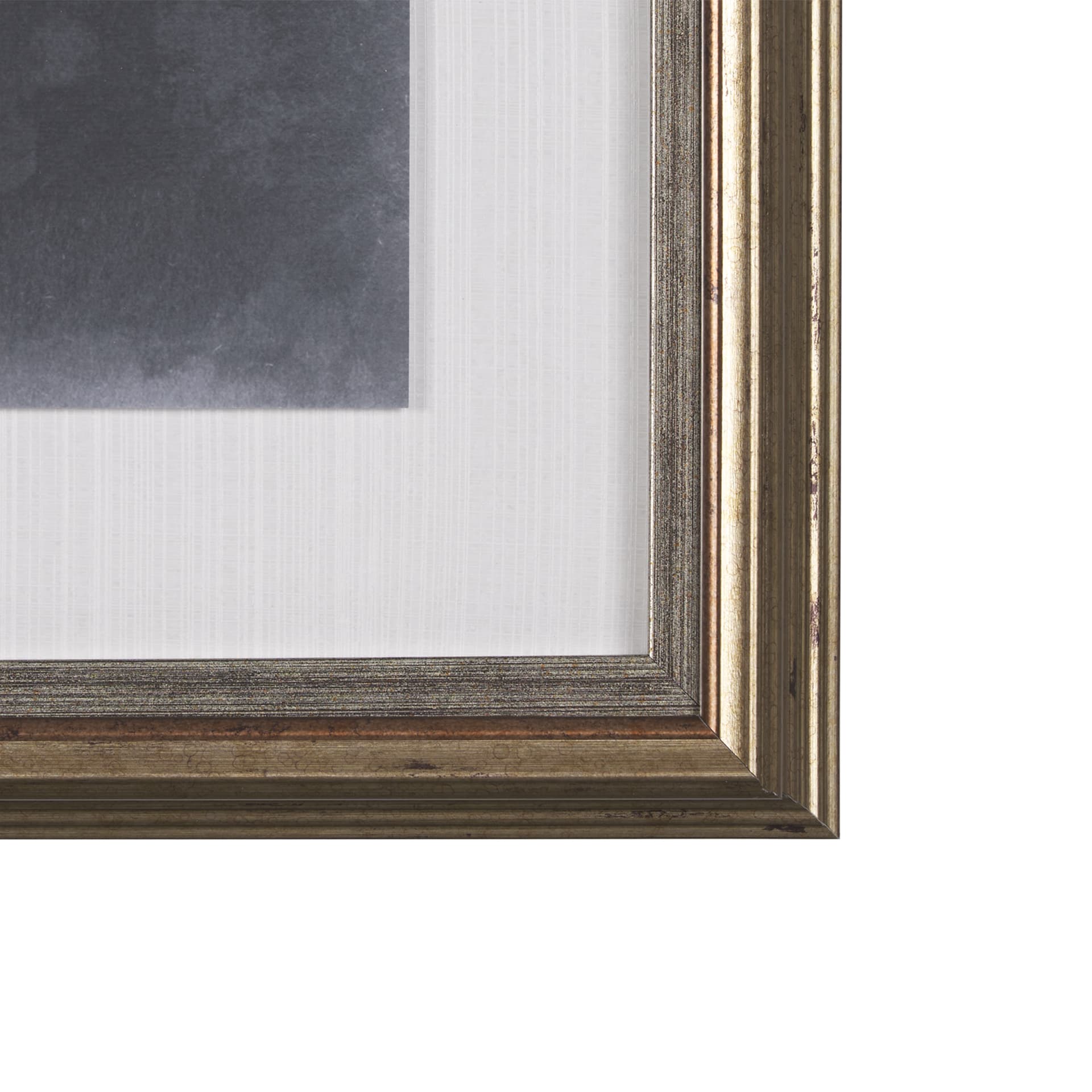 Foliage Dramatique I by Vision Studio Hand Embellished Textured Framed Art Print Matted under Glass — product photograph